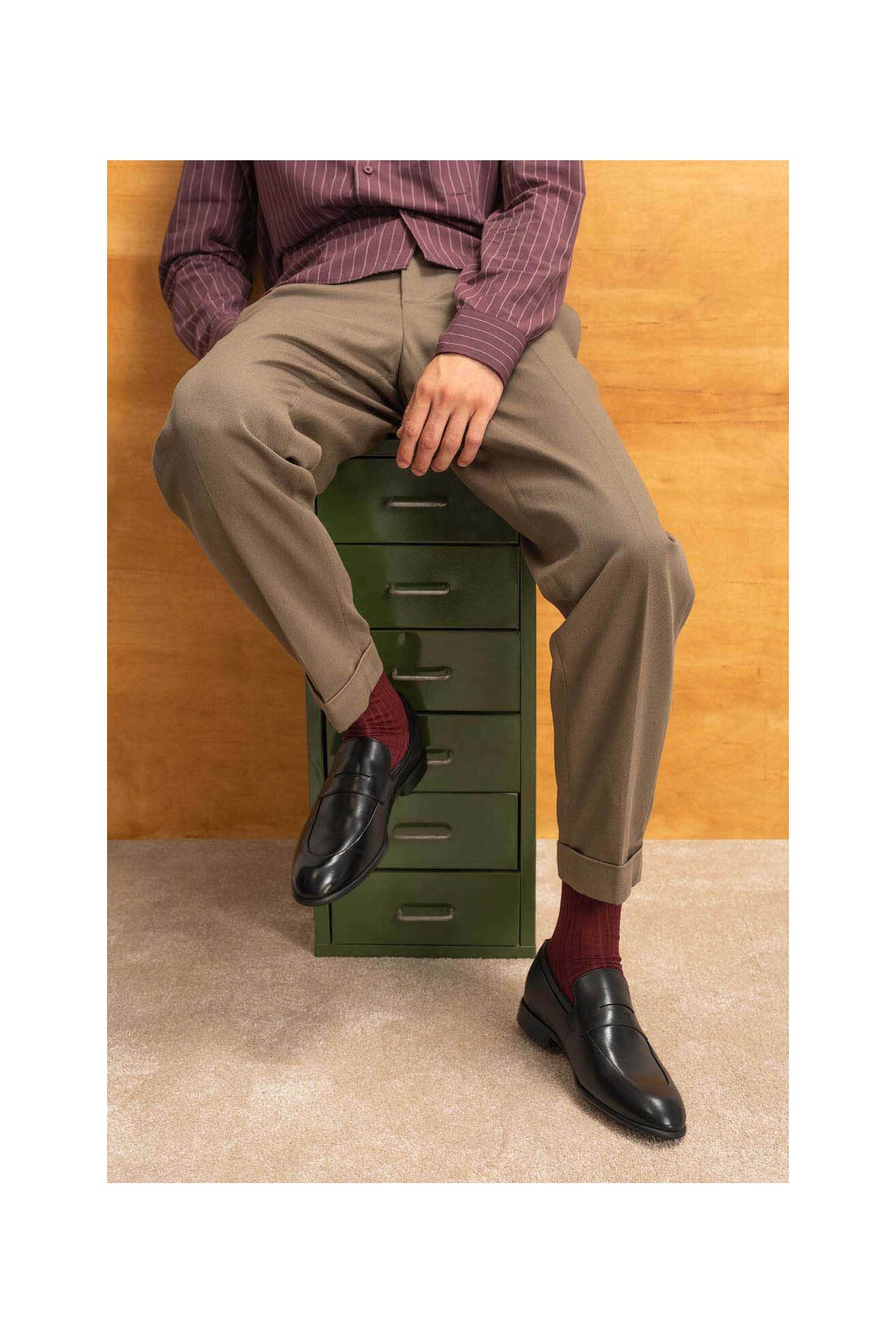 Mokasine Gino Rossi GIULIO-02 124AM CRNA