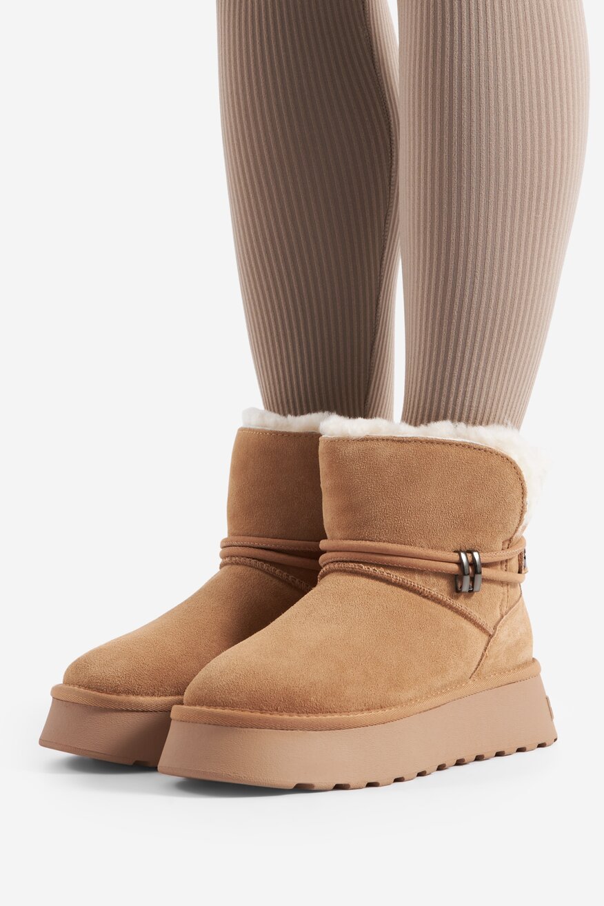 Badura - Śniegowce zamszowe ocieplane - 5905588964469