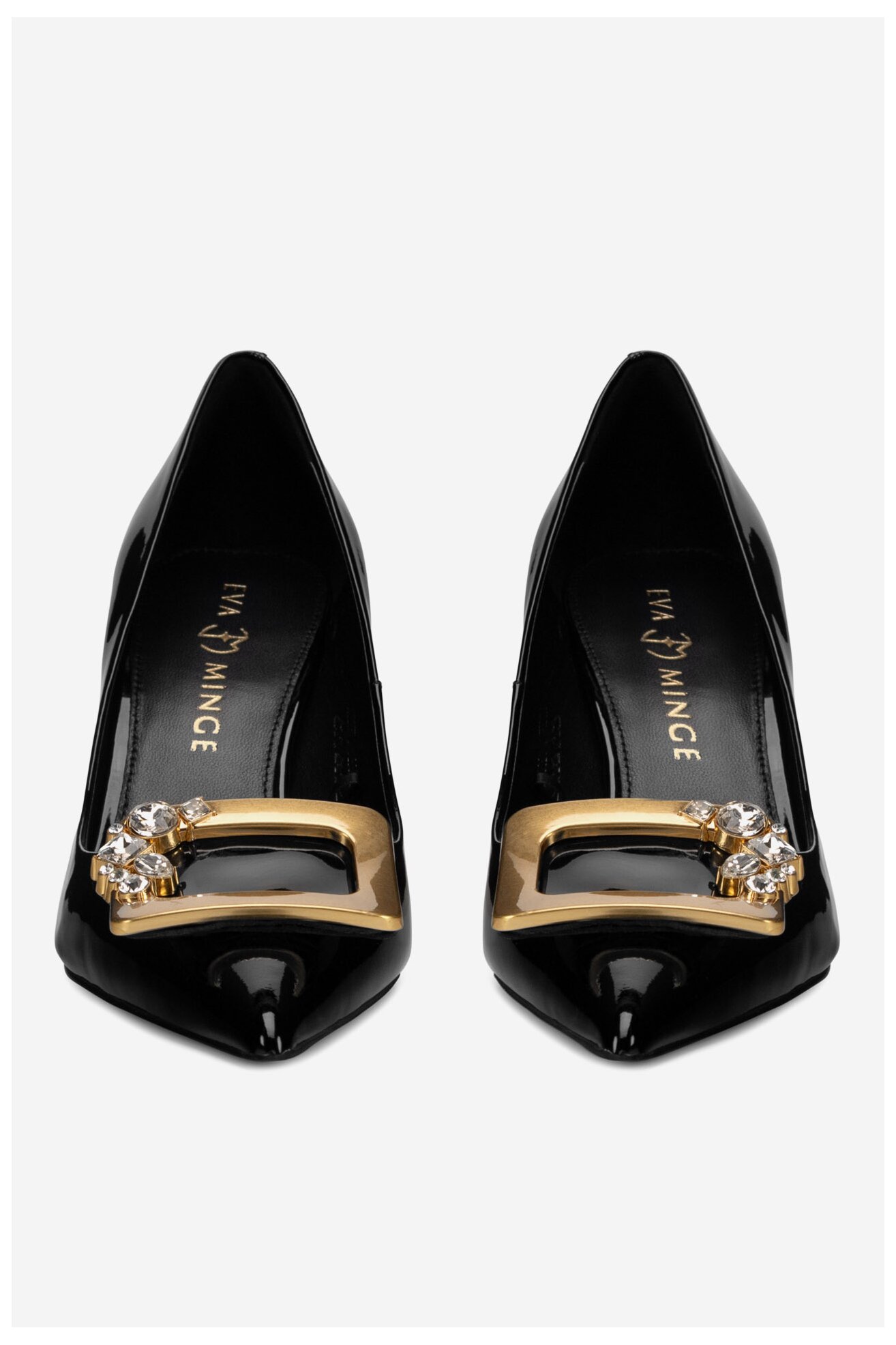 Czółenka EVA MINGE AUBRETIA-V1560-98-1 Czarny