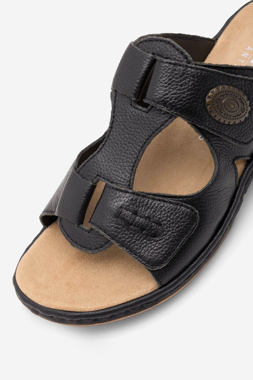 Rieker - Skórzane klapki - 2230056255385