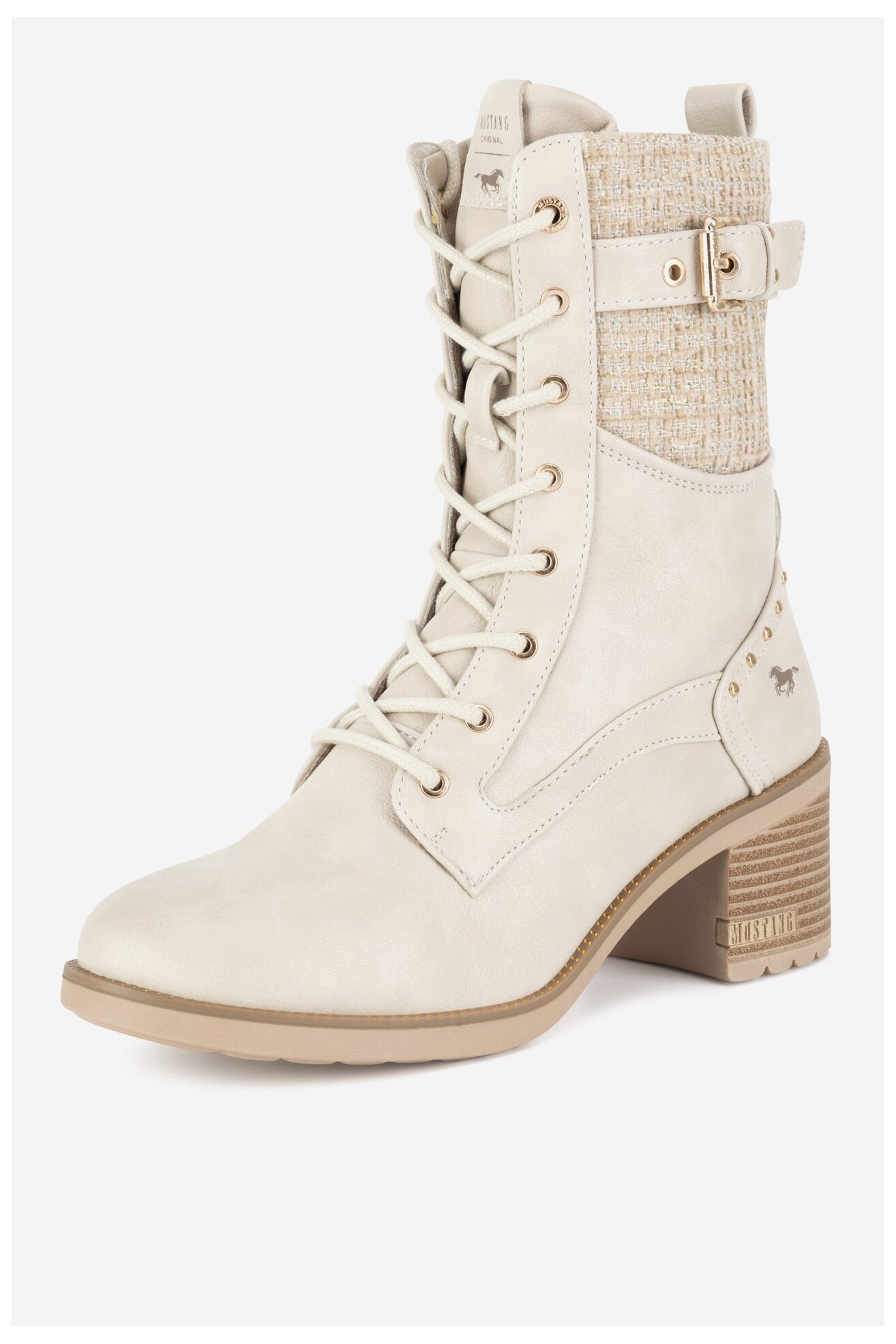 Боти Mustang 1441-507-243 БЯЛ