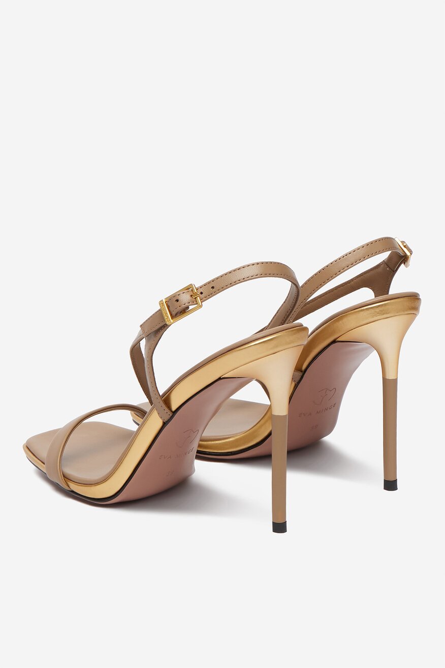 
                EVA MINGE - Sandały skórzane - 5906751796481