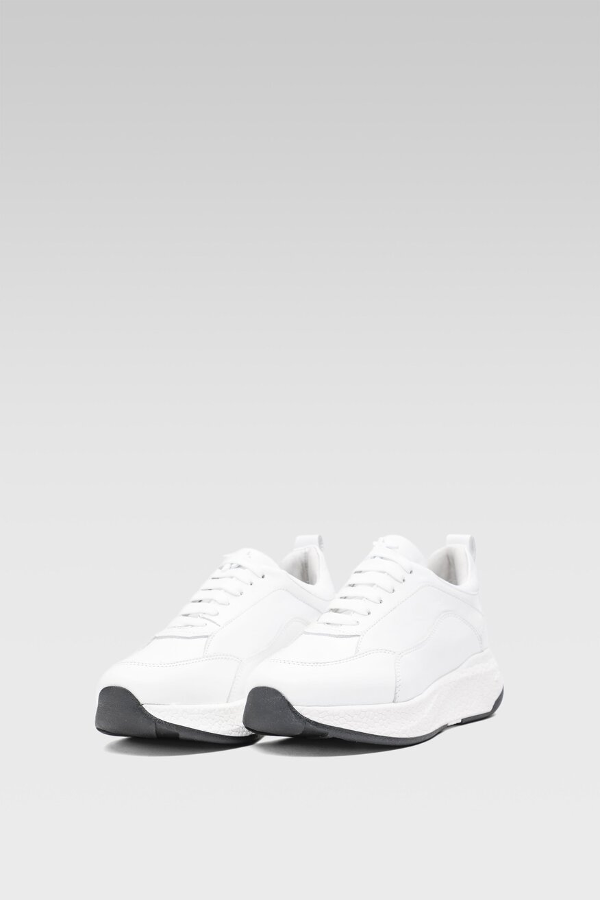 Togoshi - Skórzane sneakersy pastelowe - 5904248871635