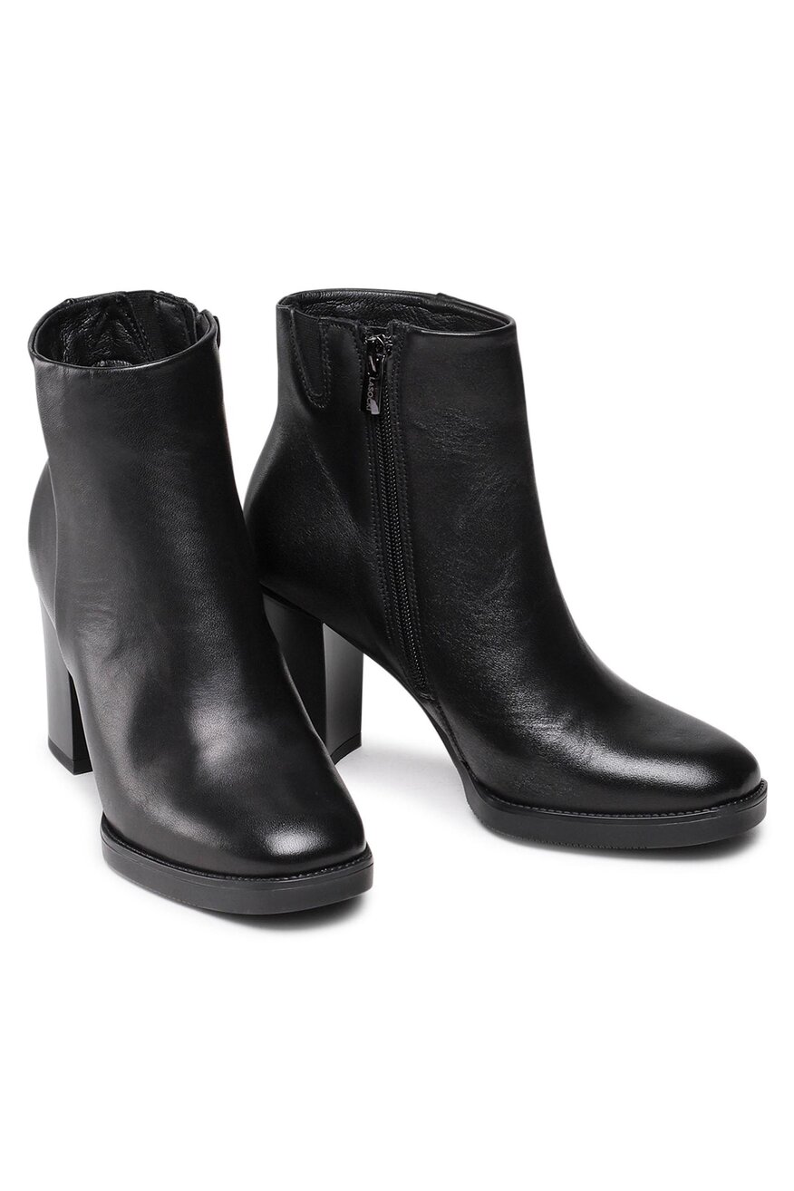 
                Lasocki - Skórzane botki czarne - 5904248096298