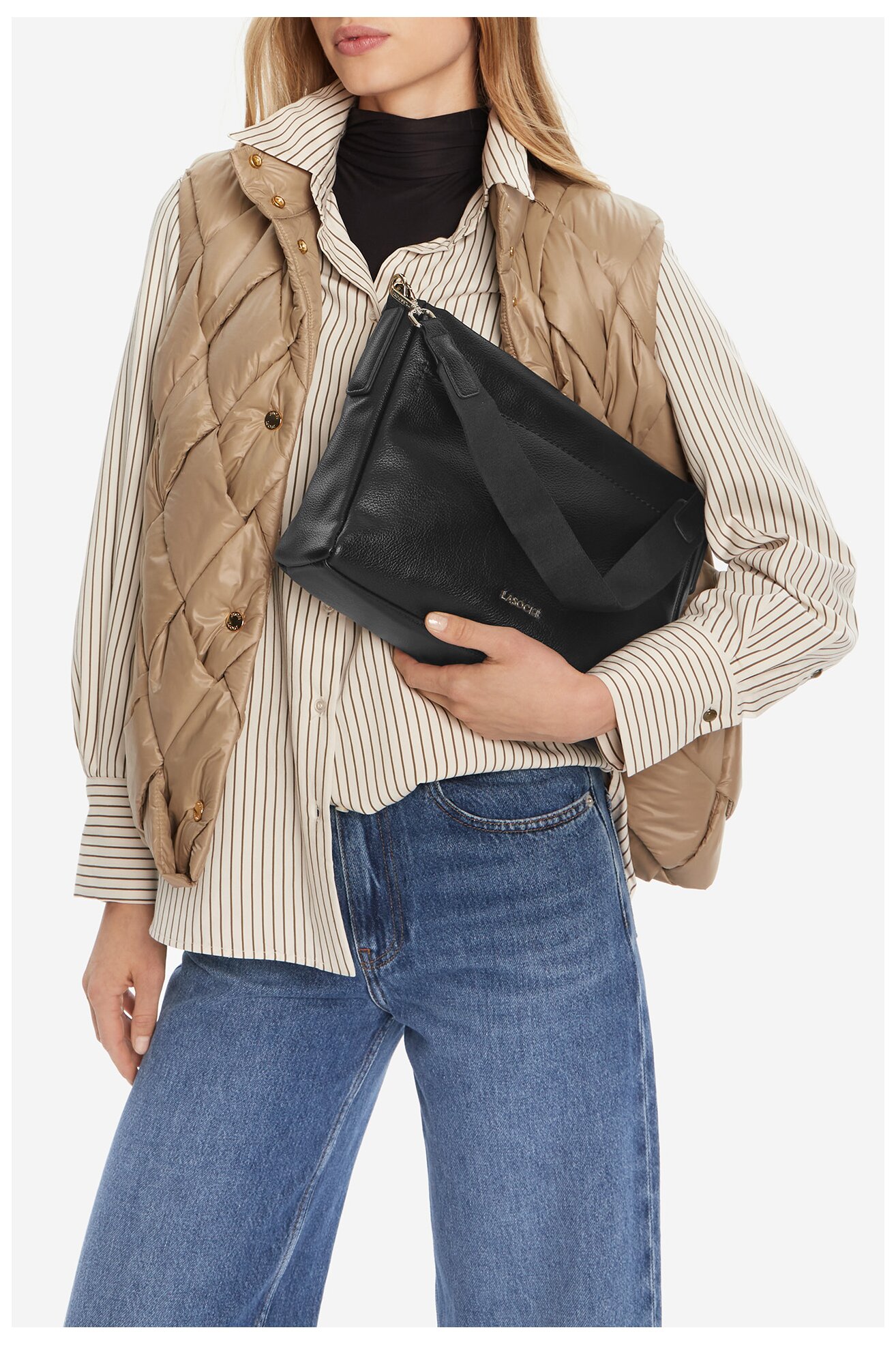 Kézitáska Lasocki C-MLR-J-022-05 FEKETE