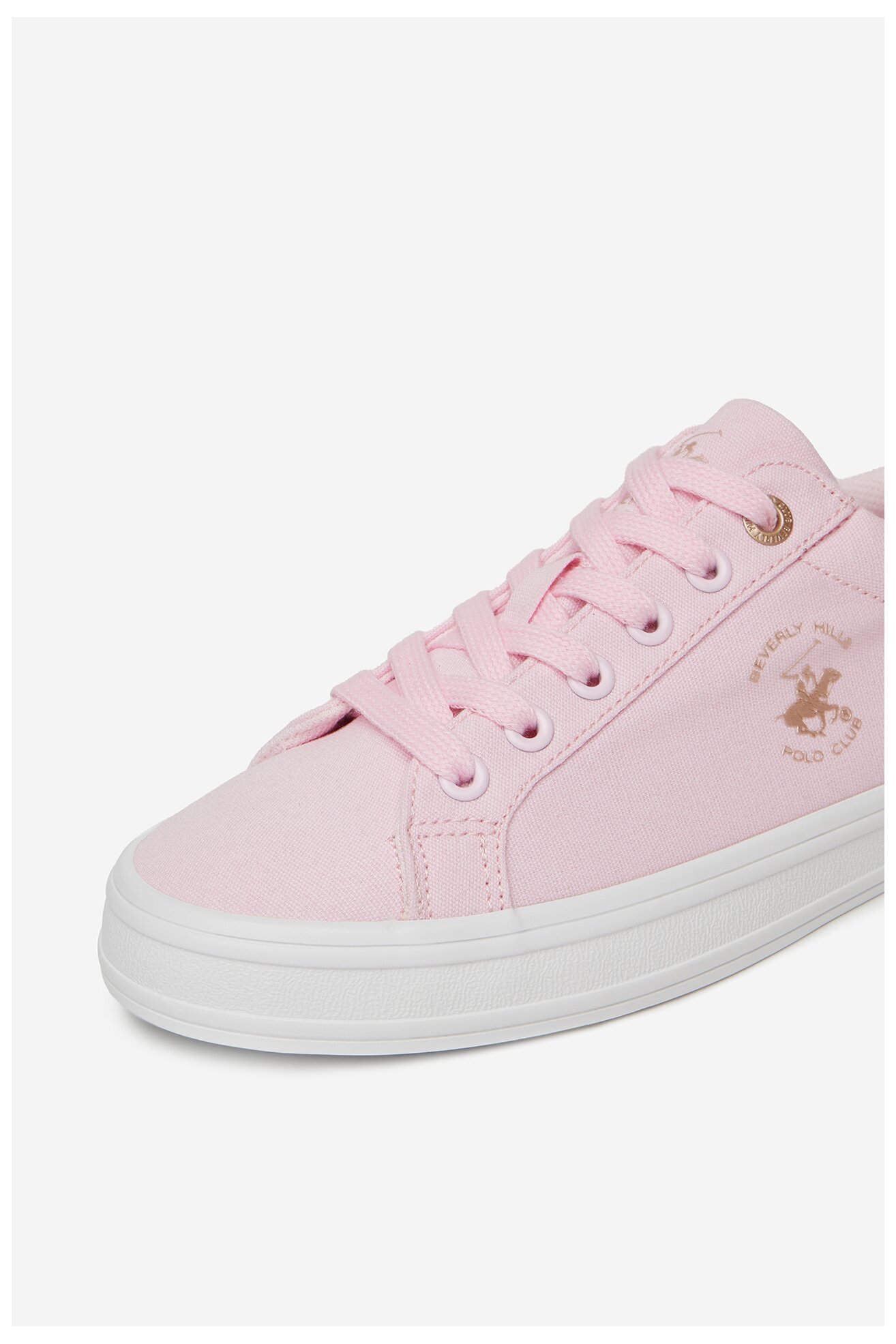 Vászoncipő Beverly Hills Polo Club V12-839 RÓZSASZÍN
