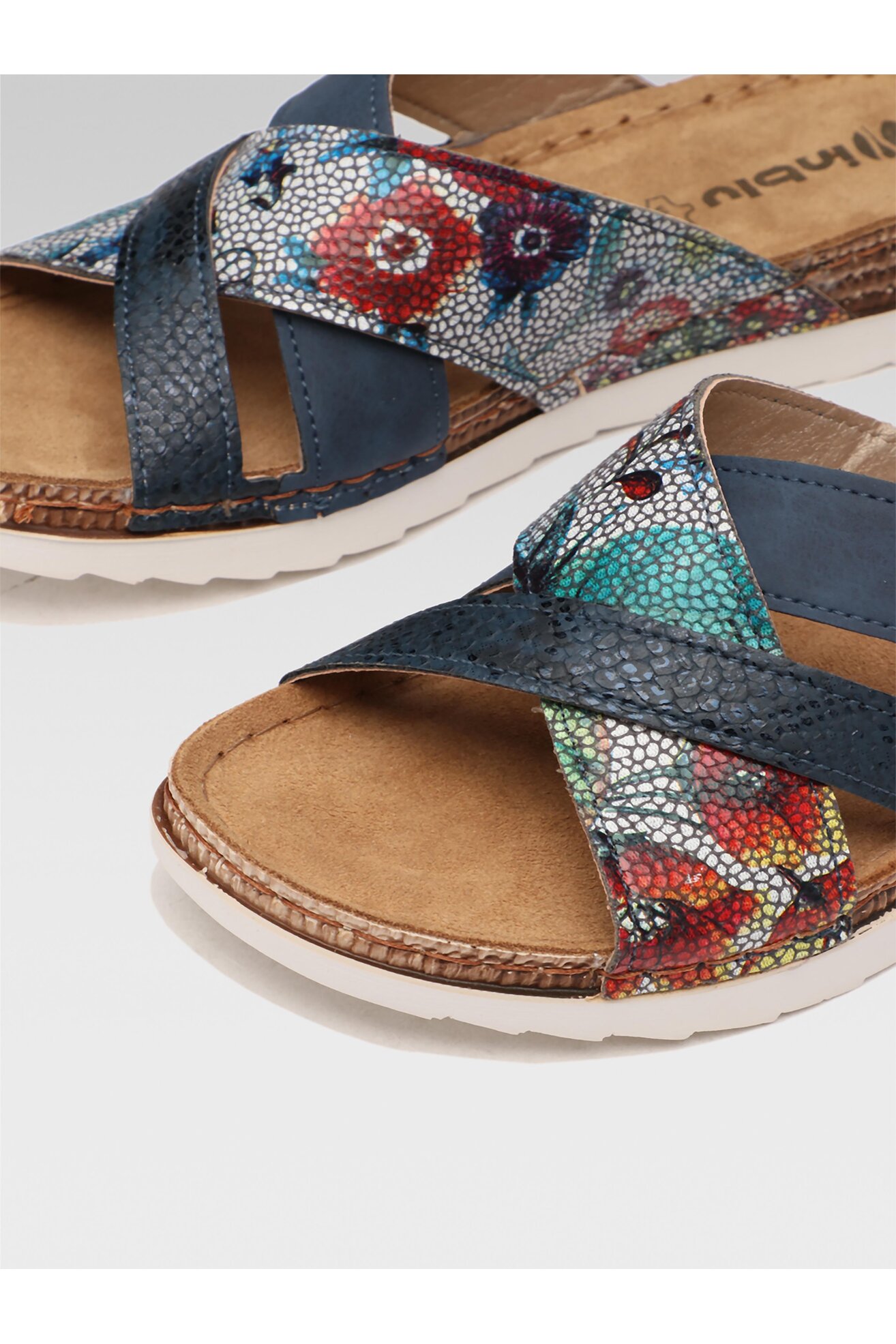 Klapki Inblu OF351R03 Granatowy