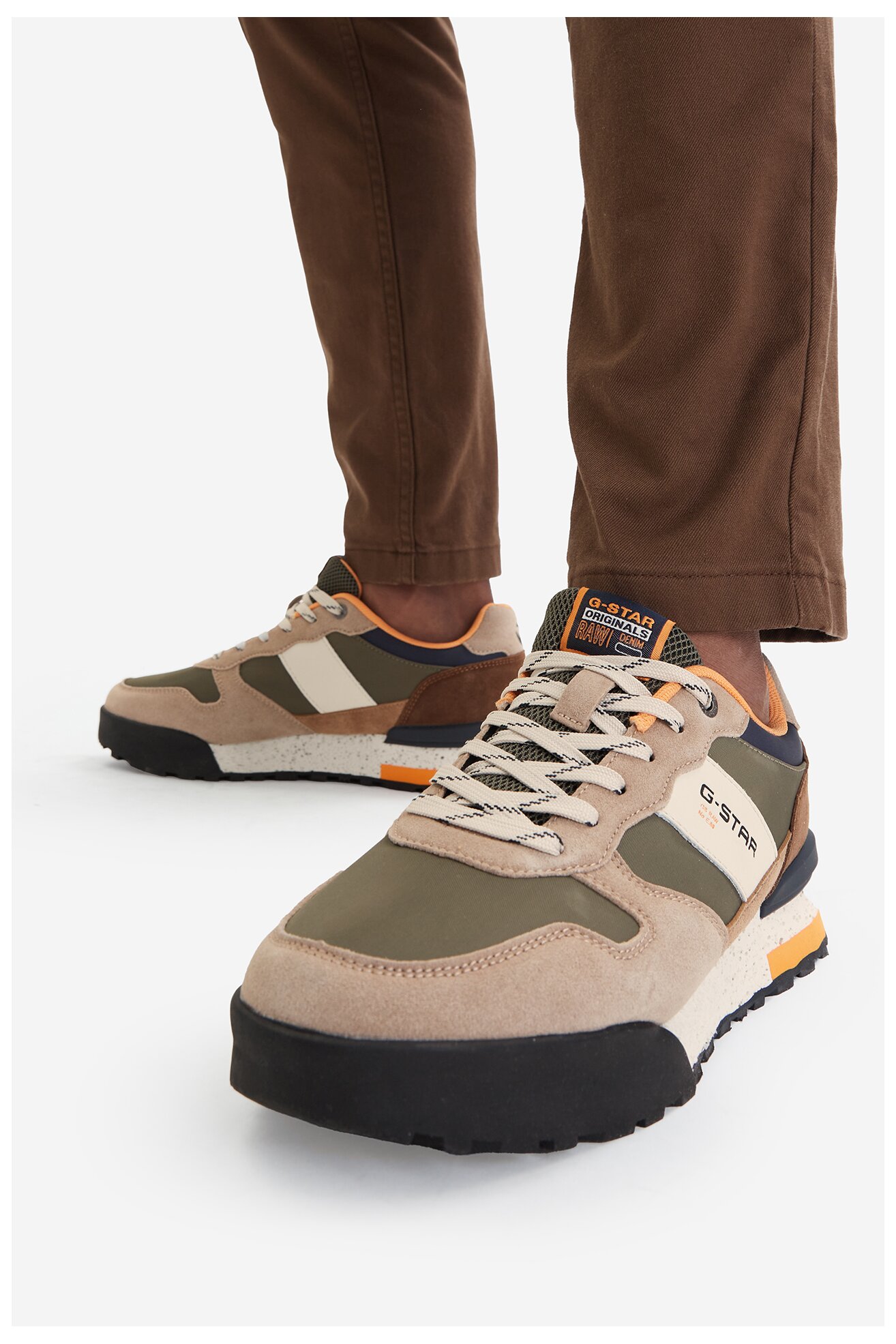 Кросівки G-STAR RAW EO-MILAN-01 БЕЖЕВИЙ