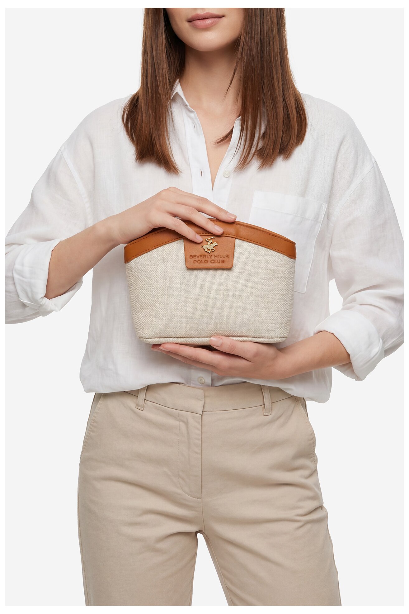 Косметичка Beverly Hills Polo Club CEO-BHPC-W1-014-SS26 БЕЖЕВИЙ