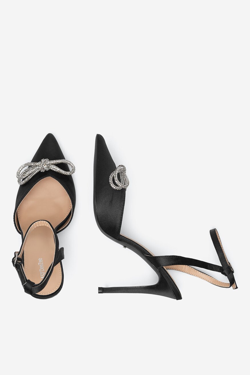 Pantofi cu toc DeeZee NEGRU - 5904410730616