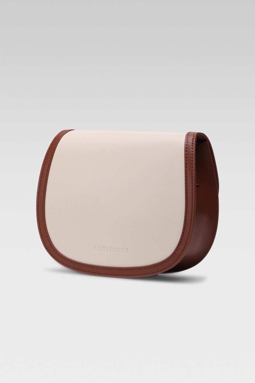 
                Gino Rossi - Torebka skórzana beżowa - 5904862659732