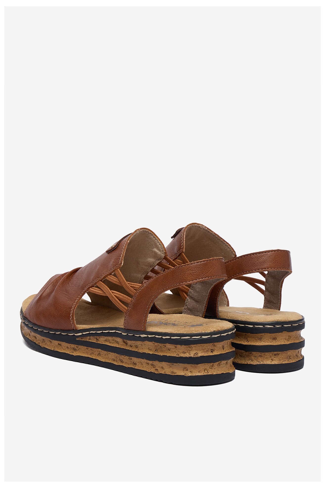 Sandały Rieker CEO-62962-22 Brązowy