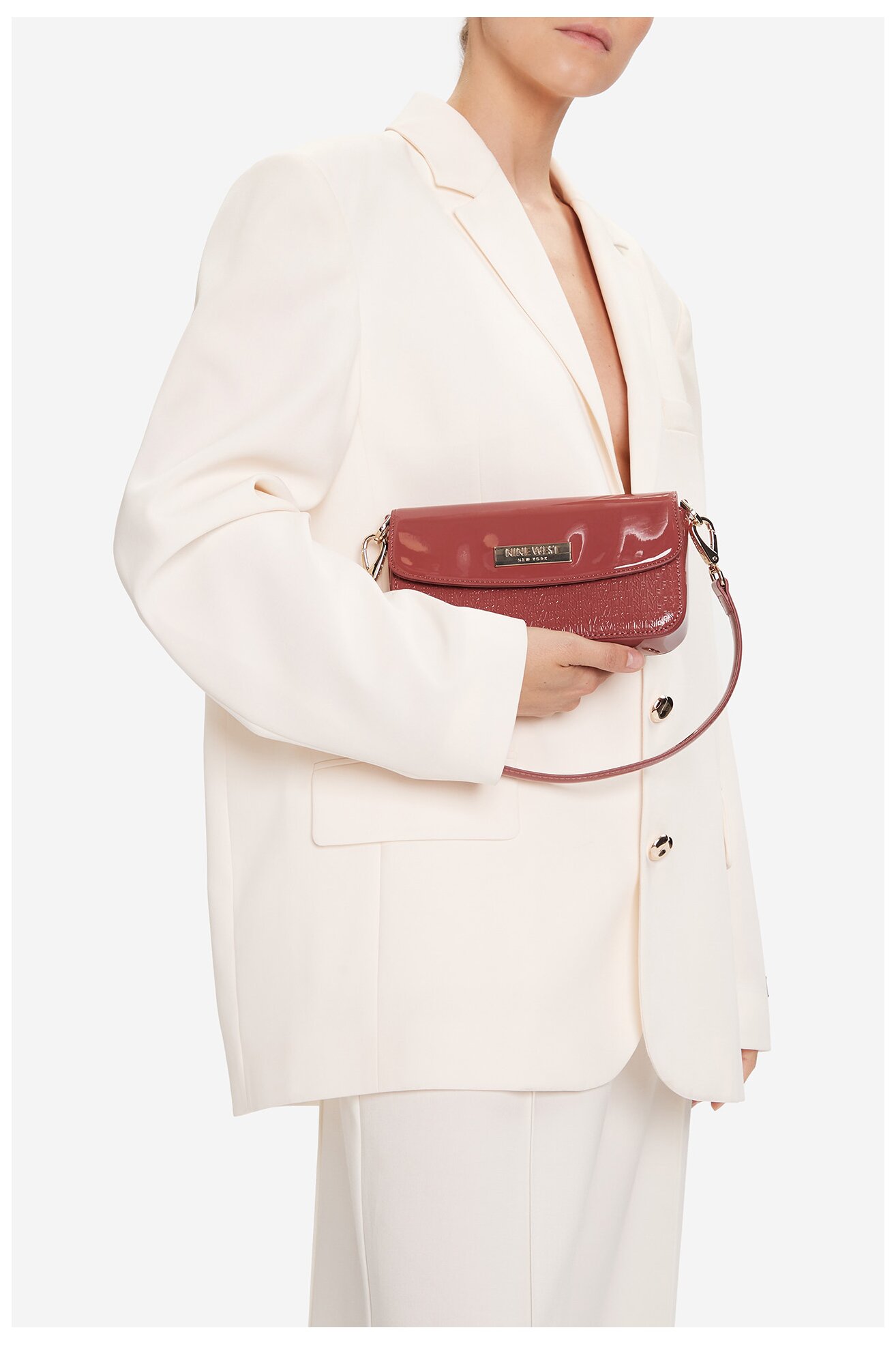 Дамска чанта NINE WEST CEO-MISSISIPI-I-LDA8009 РОЗОВ