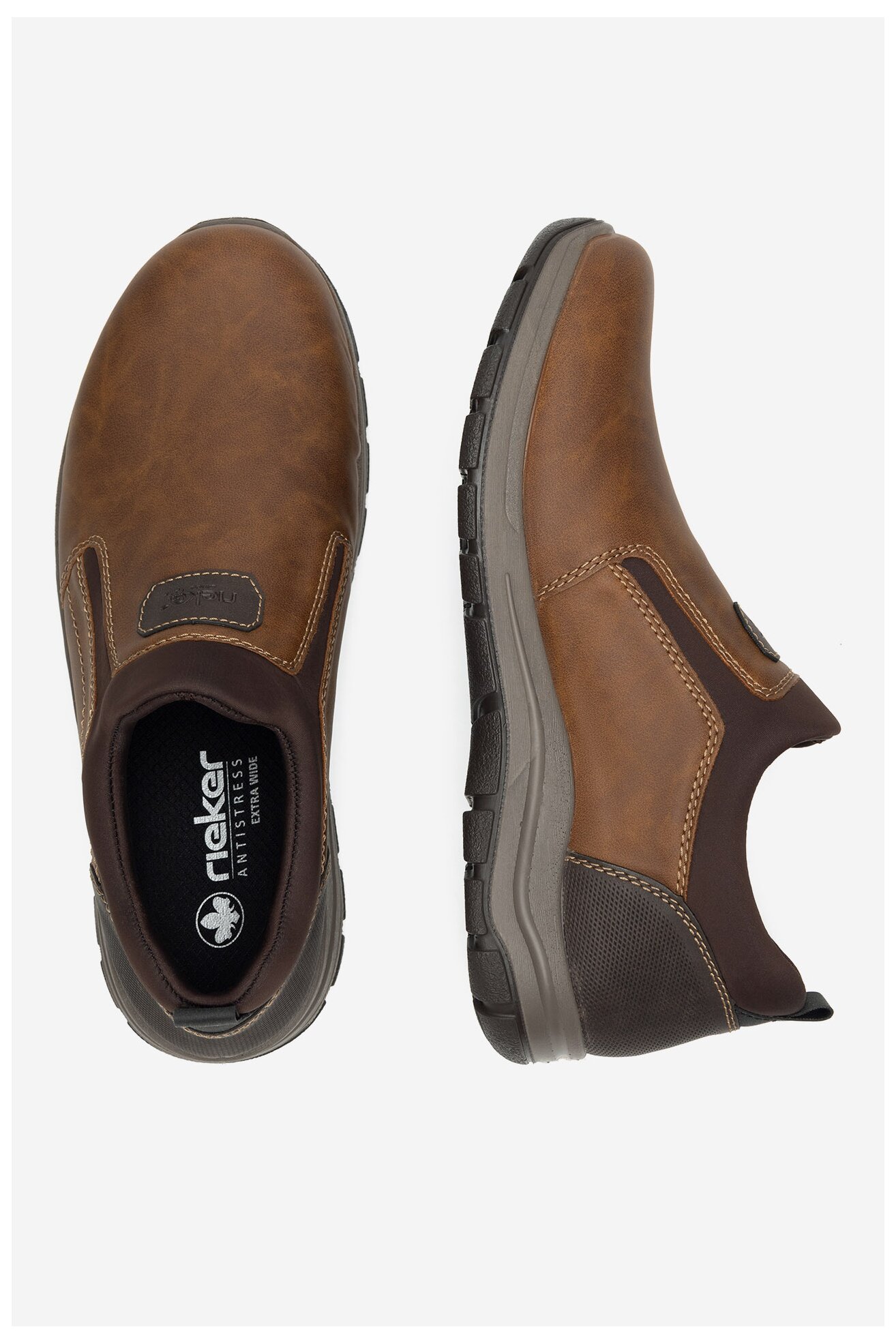 Polobotka Rieker 03650-24 SVĚTLE HNĚDÁ