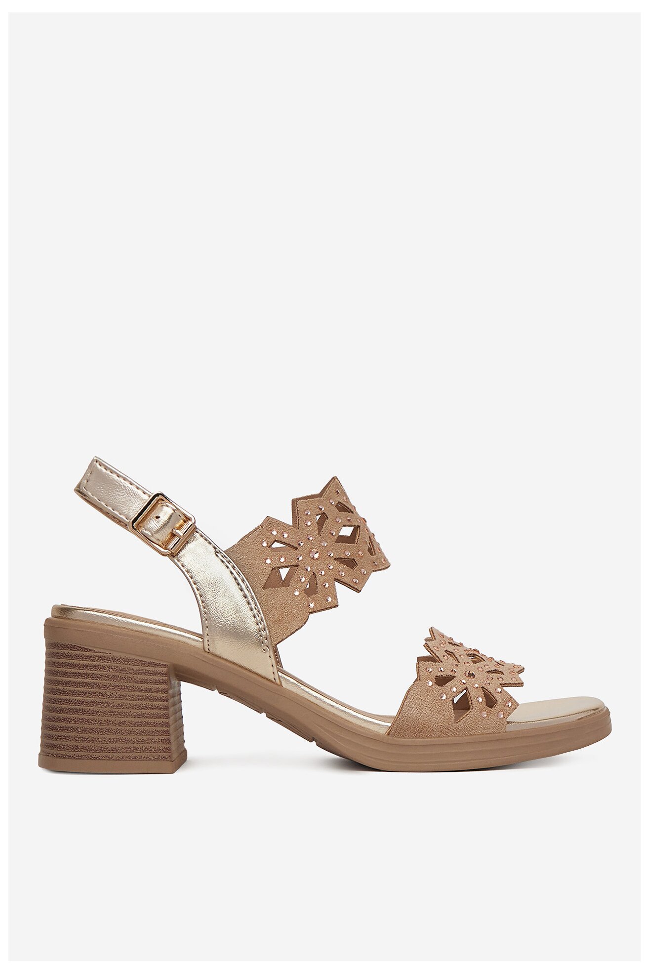 Sandały Clara Barson WS10006-08 Złoty