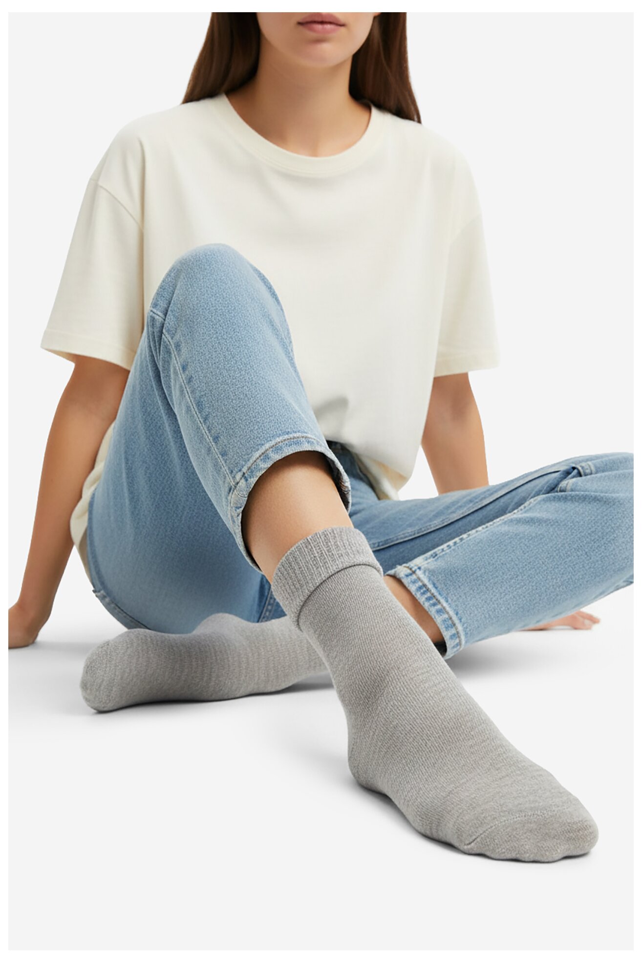 Skarpetki NINE WEST CEO_KR_NW_101_W_AW25_(3-PACK) Szary