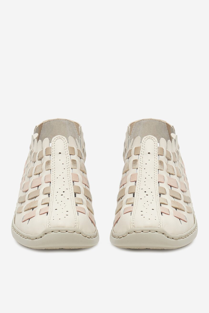 
                Половинки обувки Rieker СВЕТЛОБЕЖОВ - 5906751766712