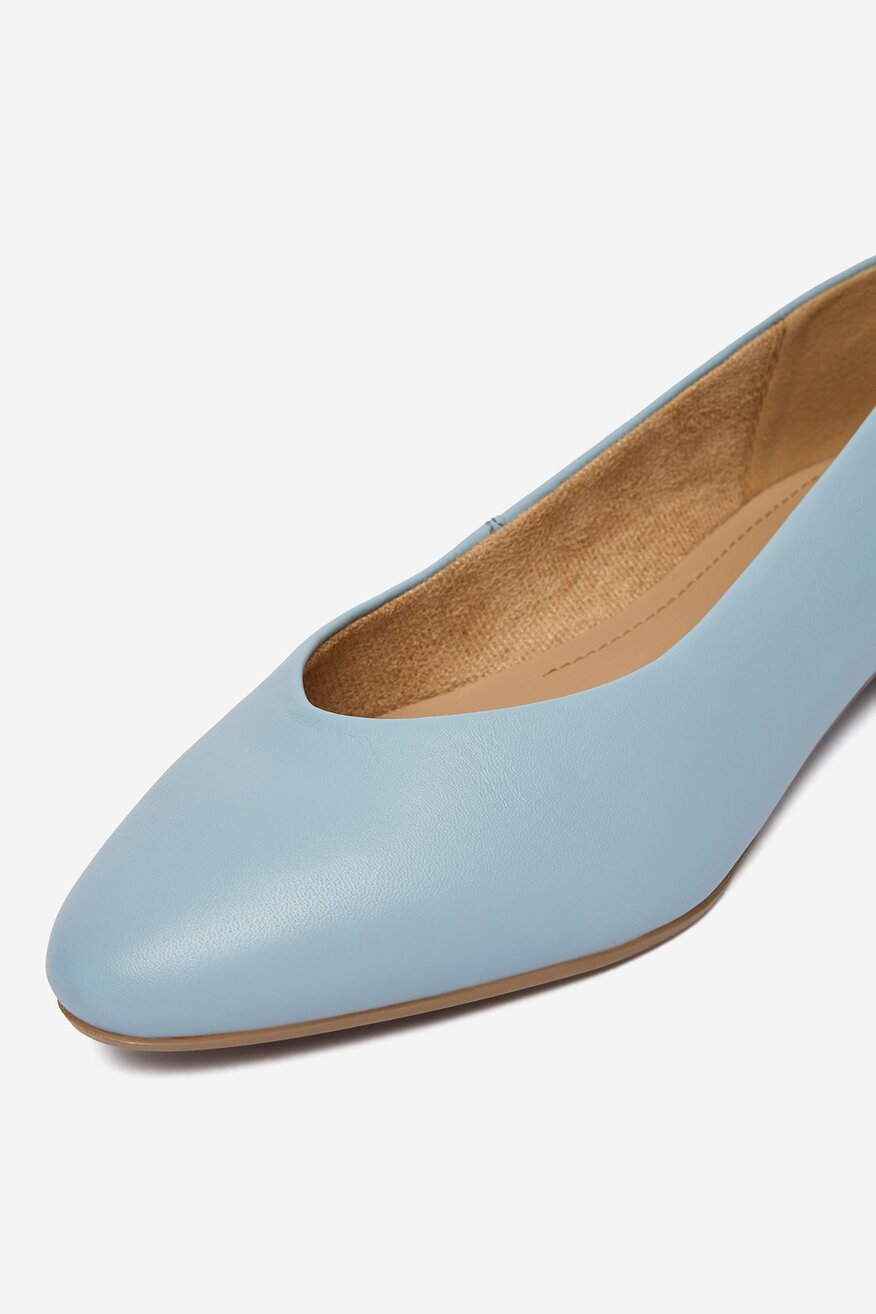 
                Lasocki - Baleriny skórzane - 5906751638361