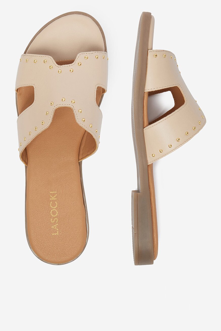 Lasocki - Klapki skórzane - 5906751851098