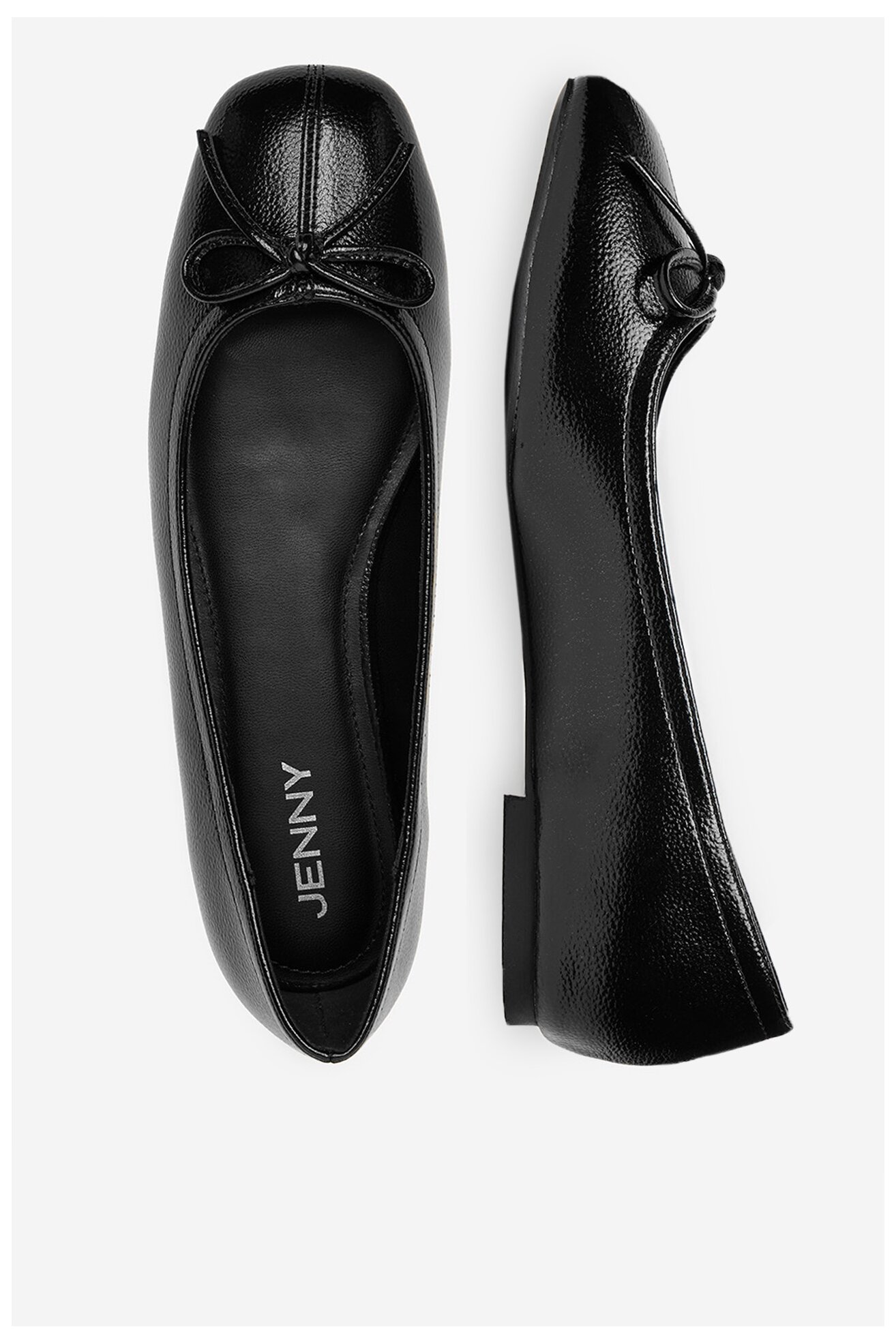 Baleriny Jenny CEO-CD240125-1 Czarny