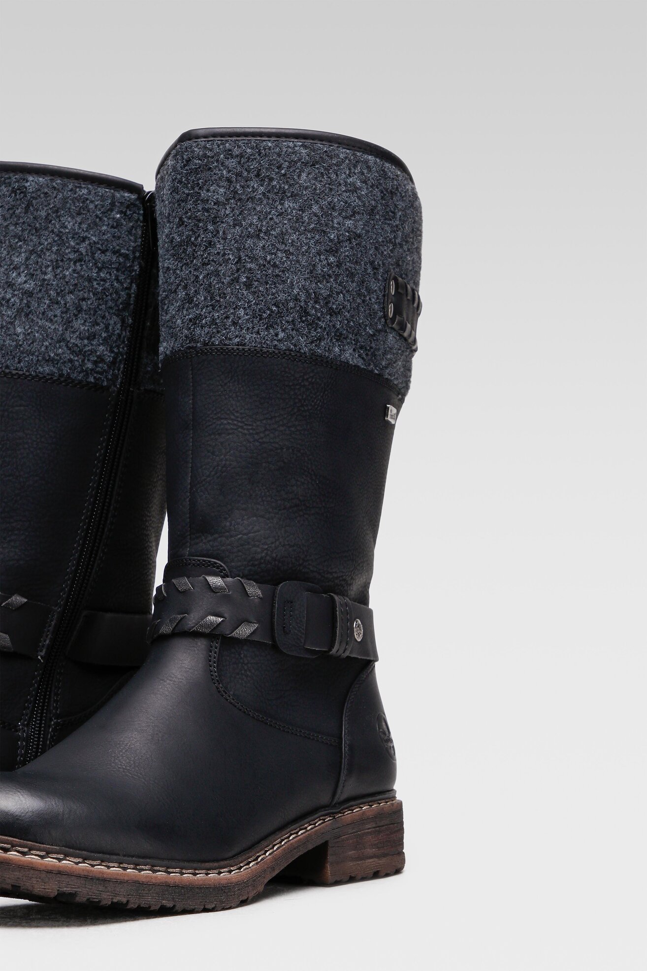 Kozaki Rieker 94779-00A Czarny