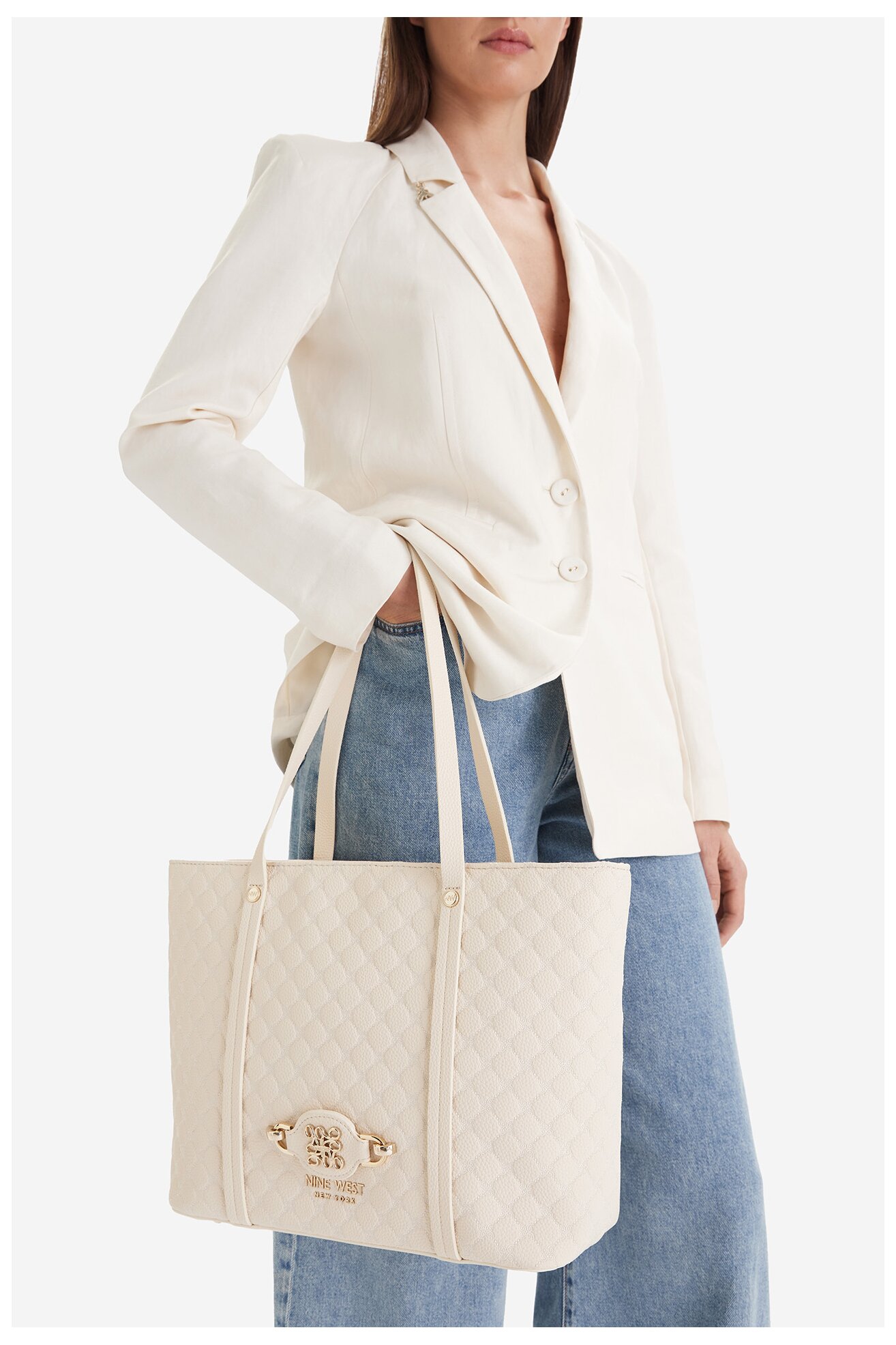 Сумка З Ремінцем NINE WEST EO-MERLA-LDA8446 ІВОРИ