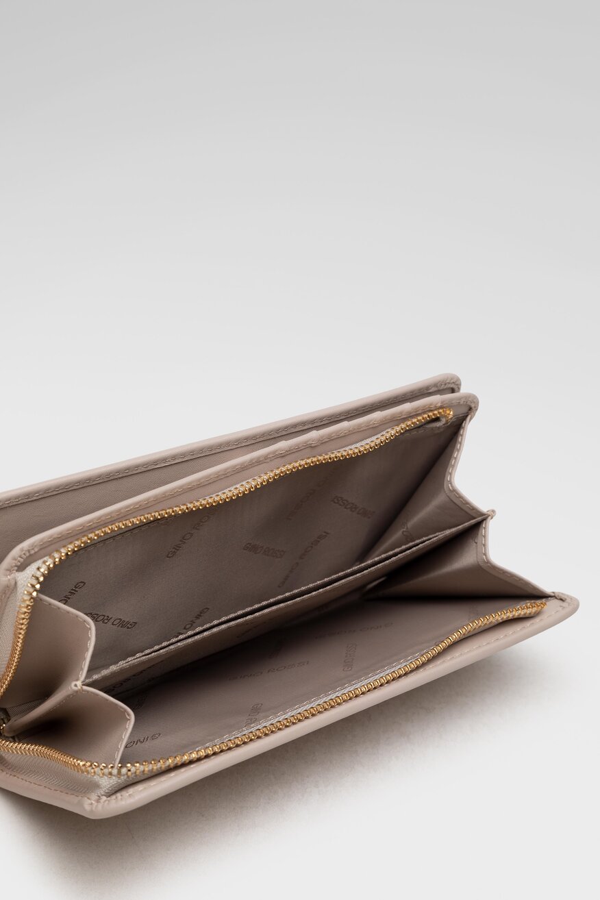 
                Gino Rossi - Duży portfel damski skórzany pastelowy - 5904248789947