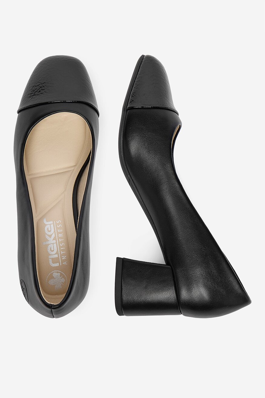 
                Елегантни обувки Rieker ЧЕРЕН - 2230092745642