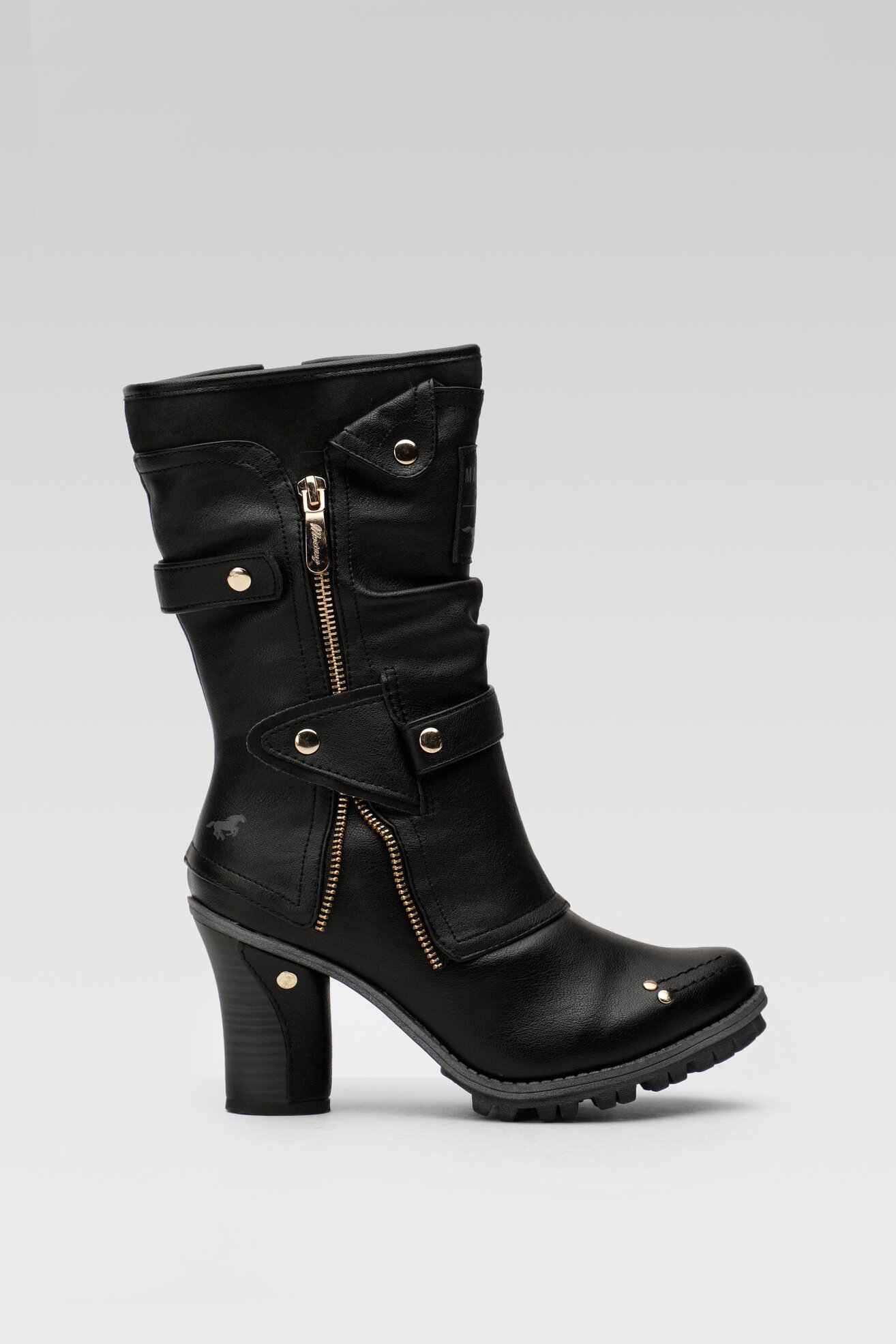 Kozaki Mustang 1141-606 Czarny