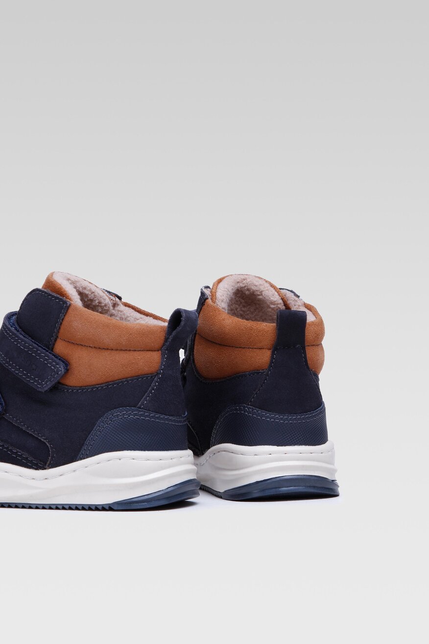 
                Lasocki Kids - Skórzane trzewiki granatowe - 5904862213309