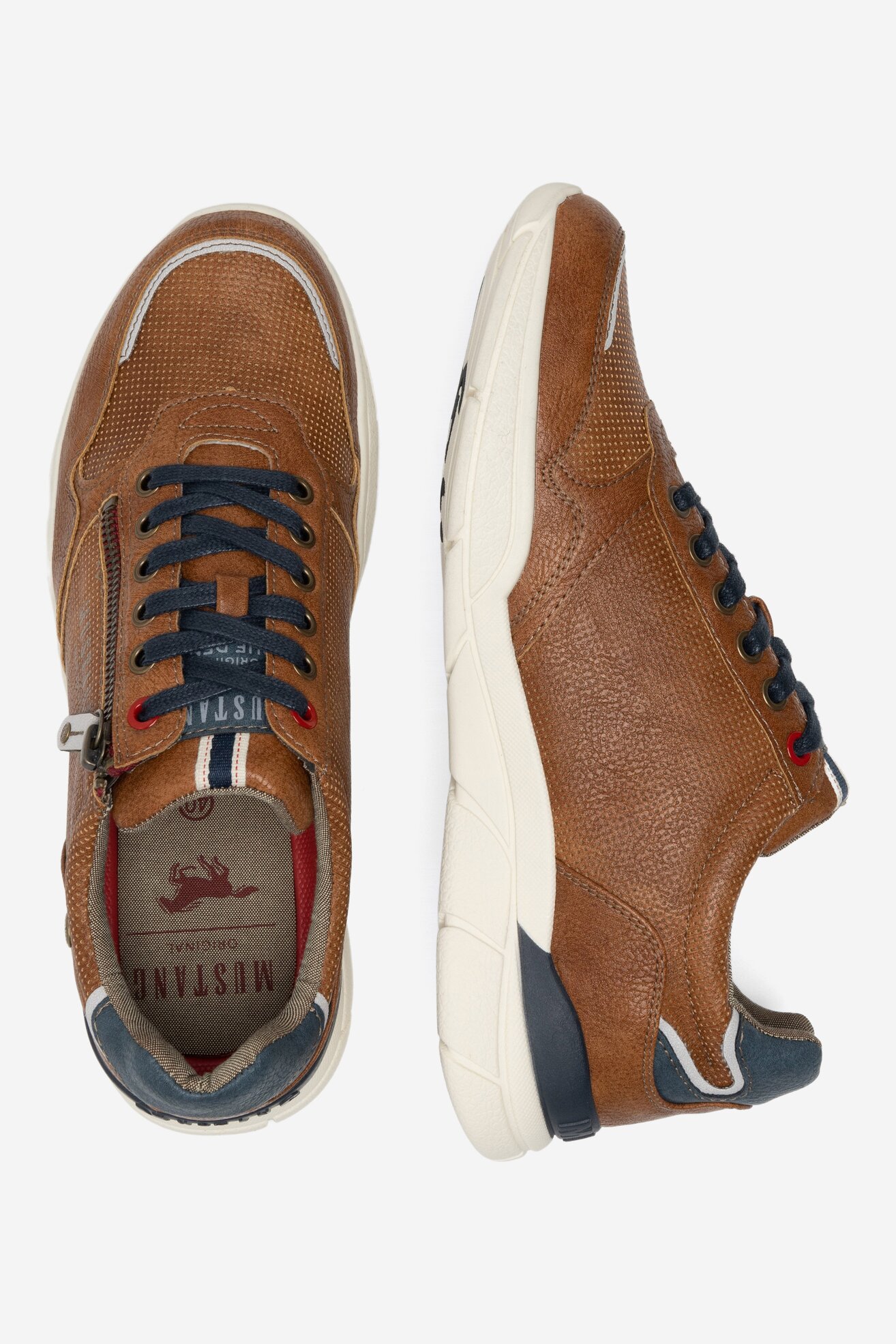 Sneakers Mustang 4138-309 Brązowy