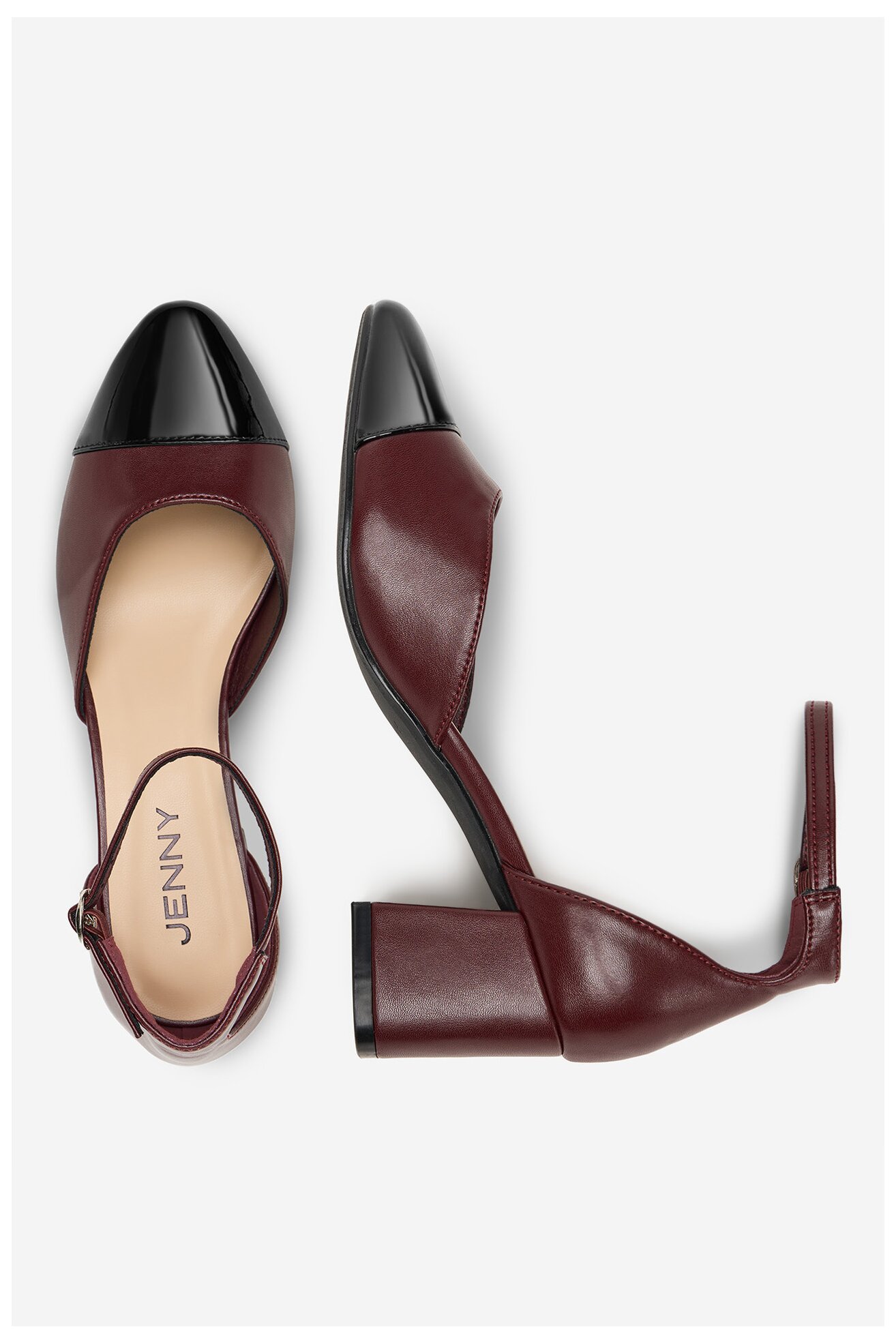 Туфлі-Човники Jenny CEO-PX239-01 БОРДОВИЙ