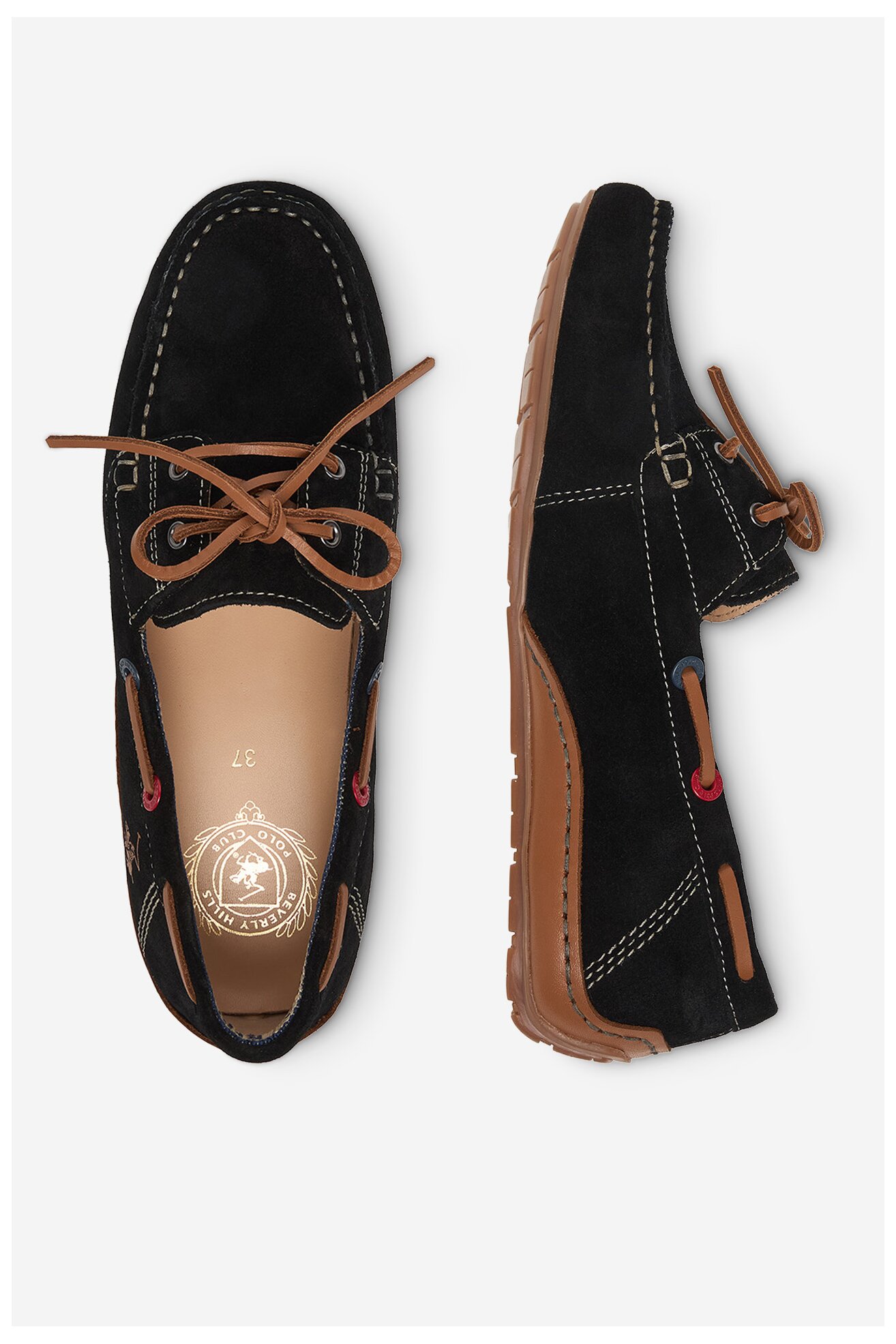 Mokasyn Beverly Hills Polo Club EO-WB-VIESTE-16 Czarny