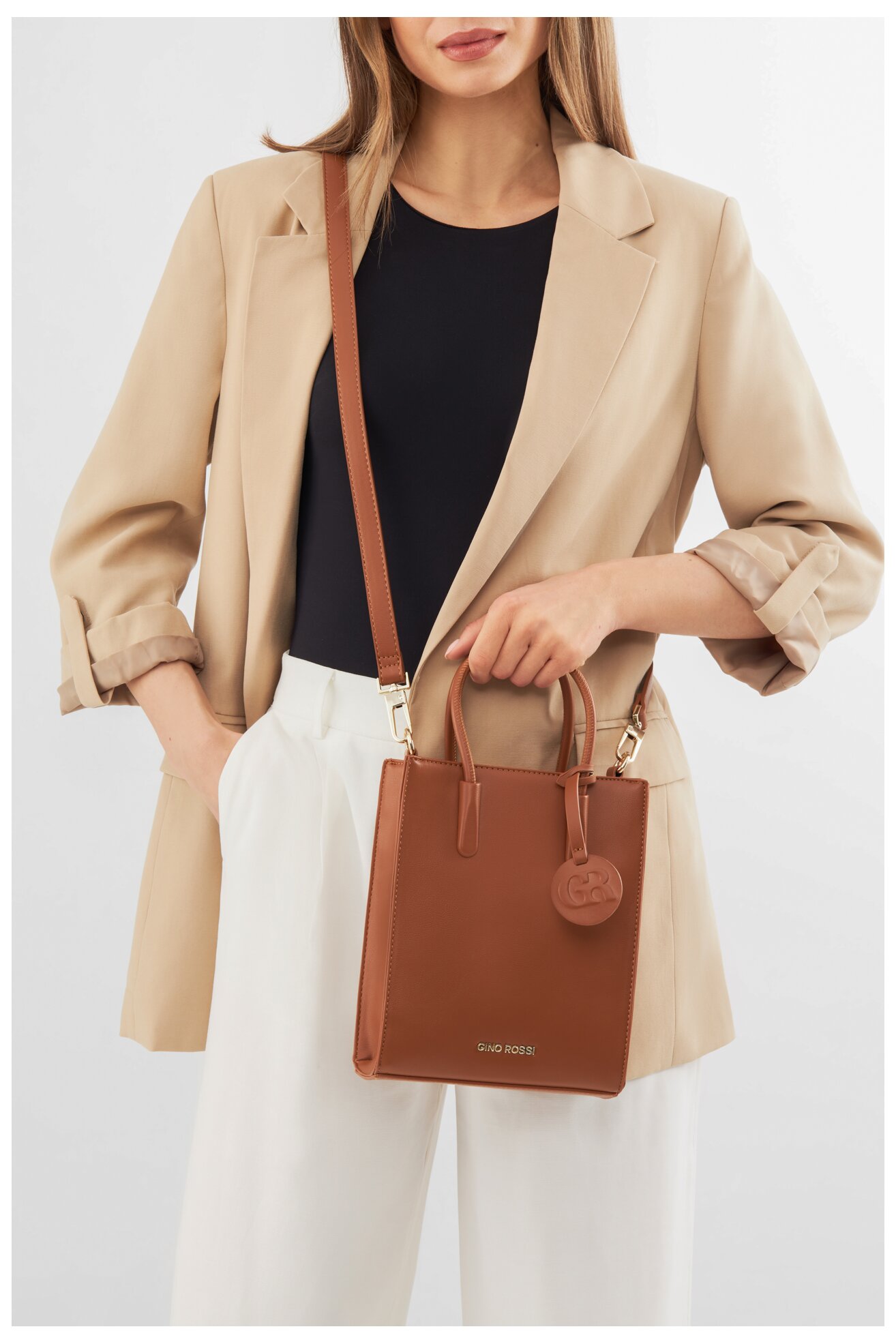 Torebka Gino Rossi OJ-82715 Camel