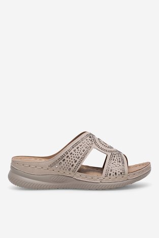 Шльопанець Clara Barson WYL05010-30 БЕЖЕВИЙ