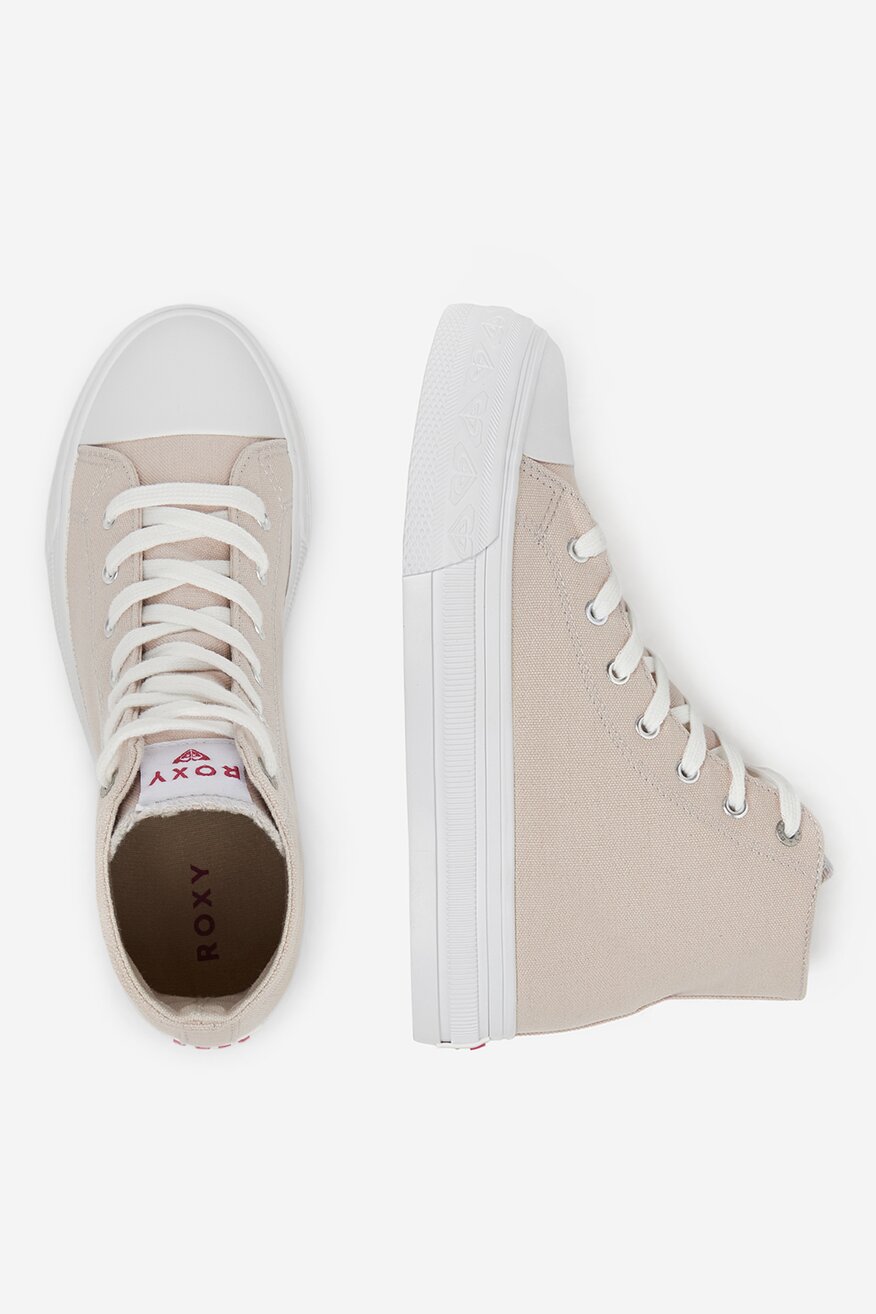 Pantofi pânză ROXY BEJ - 5906751022382