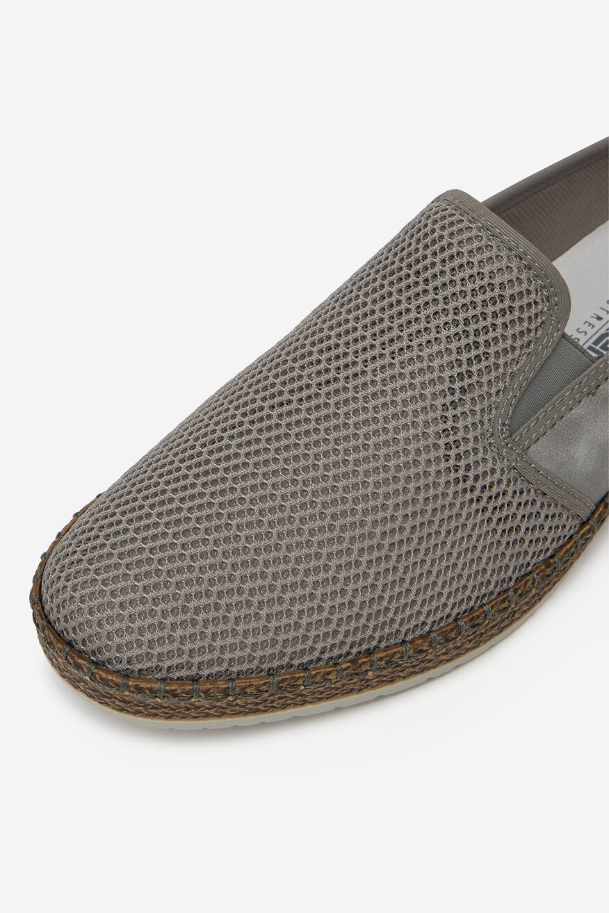 Espadrilky Rieker TMAVĚ ŠEDÁ - 2230078413770