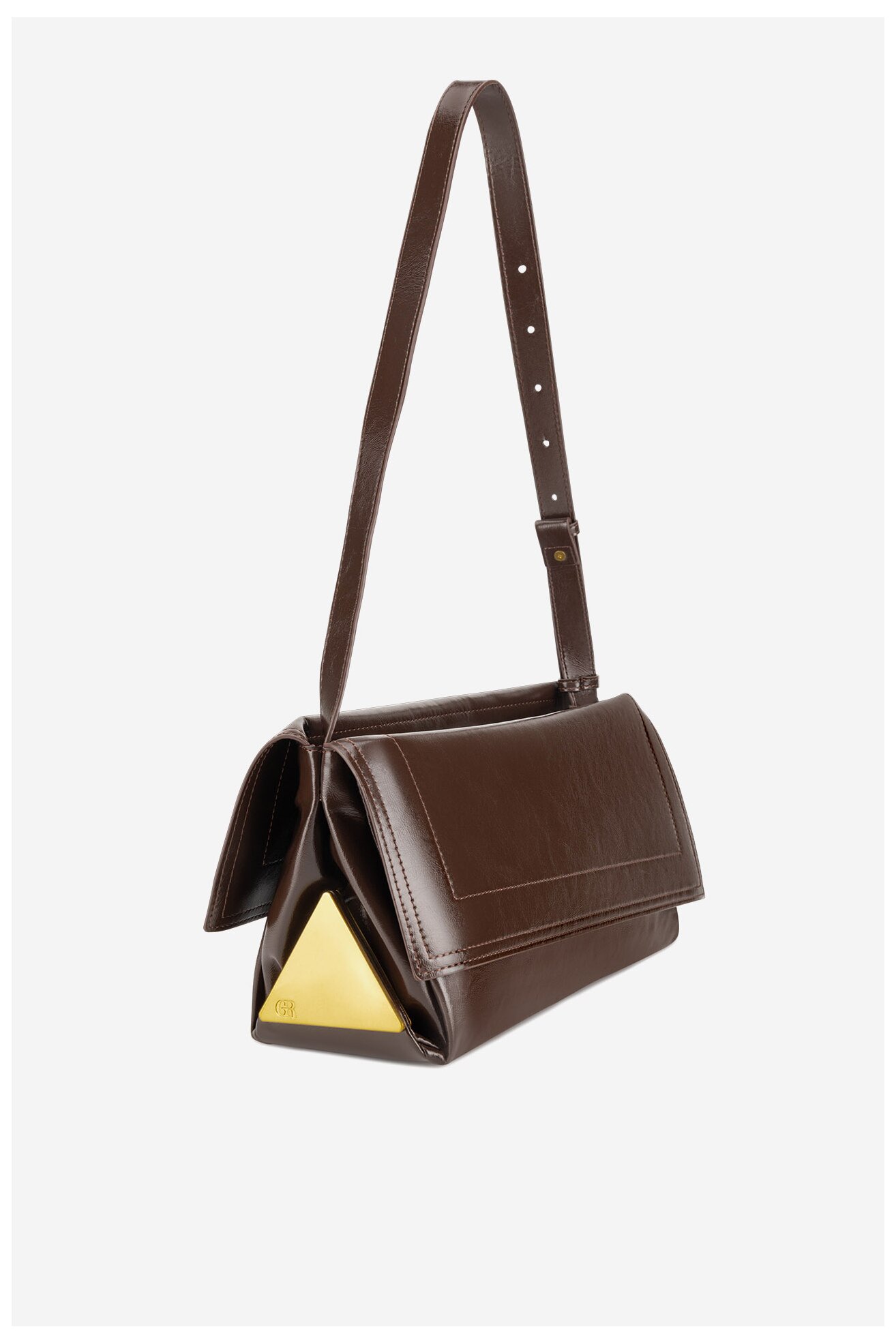 Torebka Gino Rossi AGA-01 Brązowy ciemny