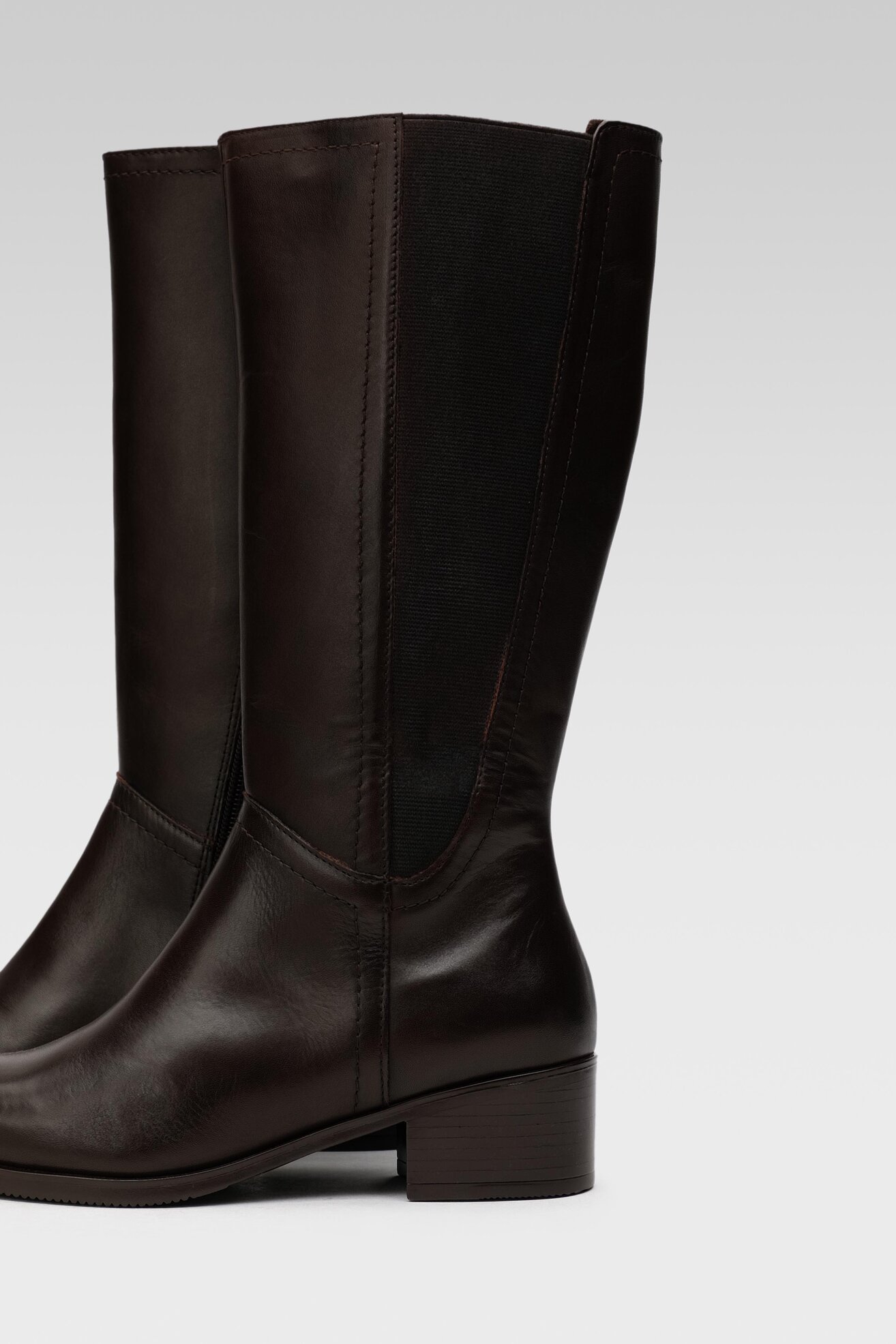 Kozaki Go Soft RST-AUGUSTA-11A Brązowy ciemny