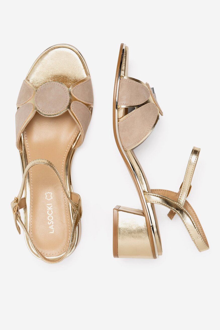 
                Lasocki - Skórzane sandały - 5905588521679