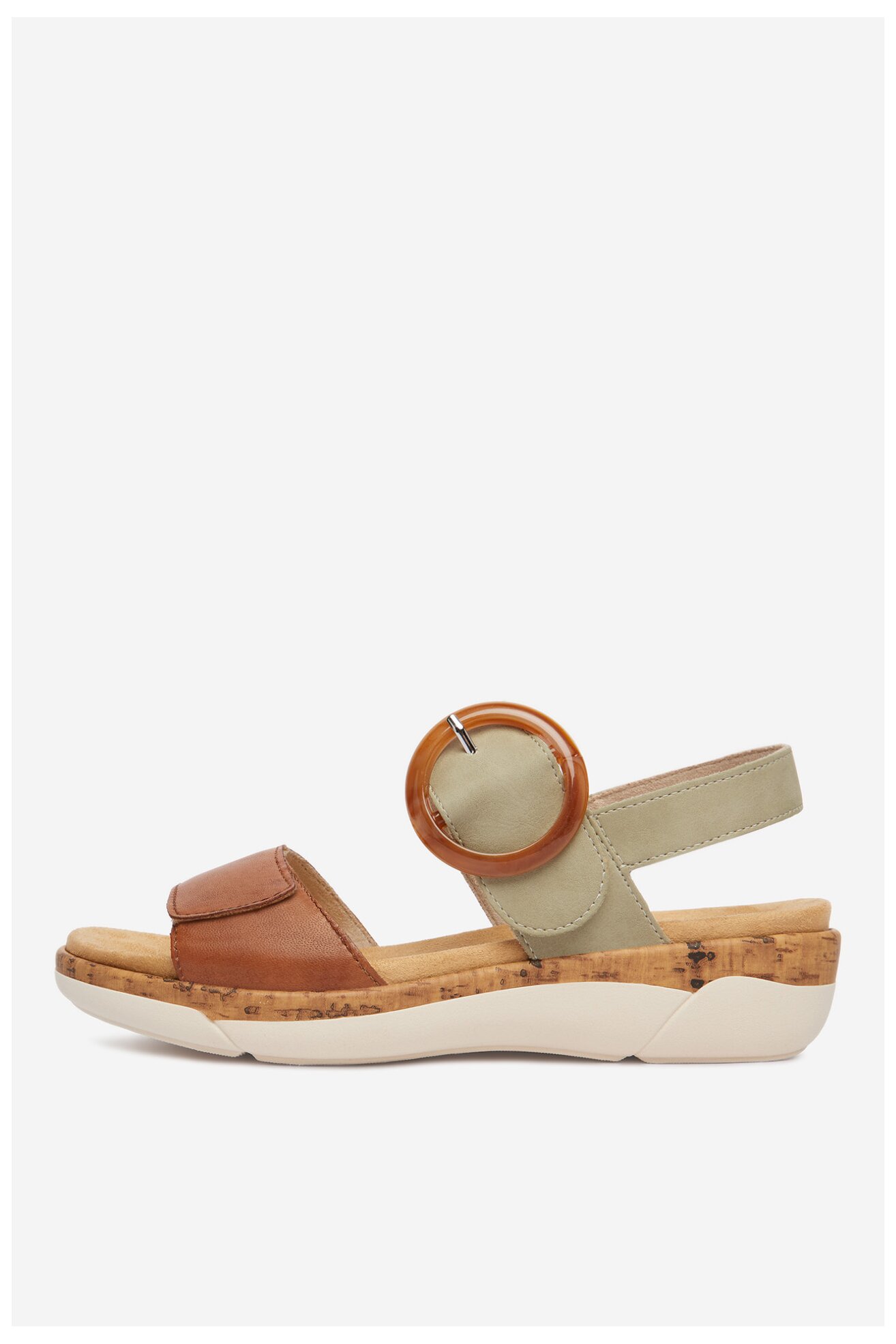 Sandały Remonte CEO-R6853-24 Oliwkowy jasny