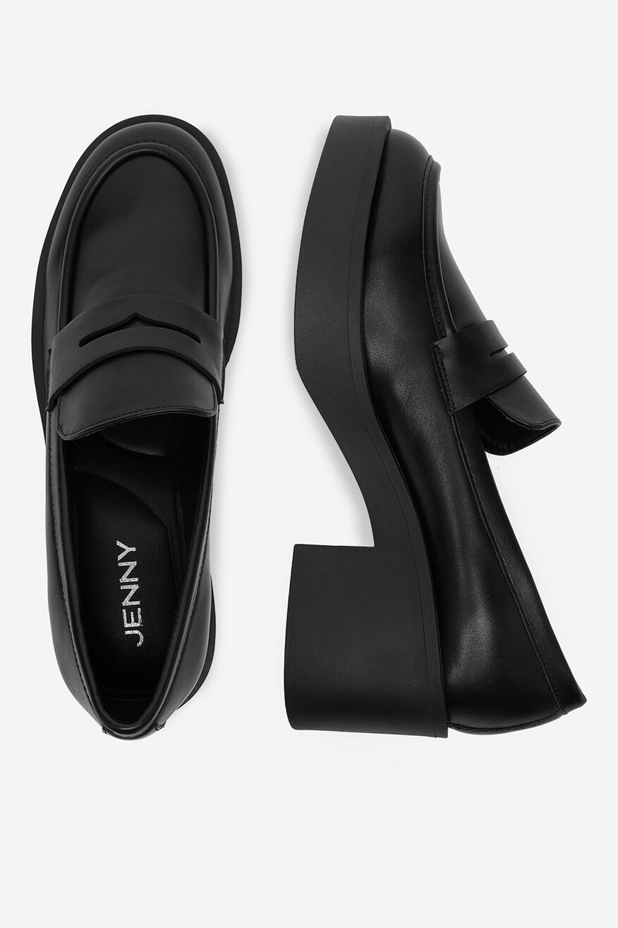 Jenny - Loafersy na obcasie - 5906751341049