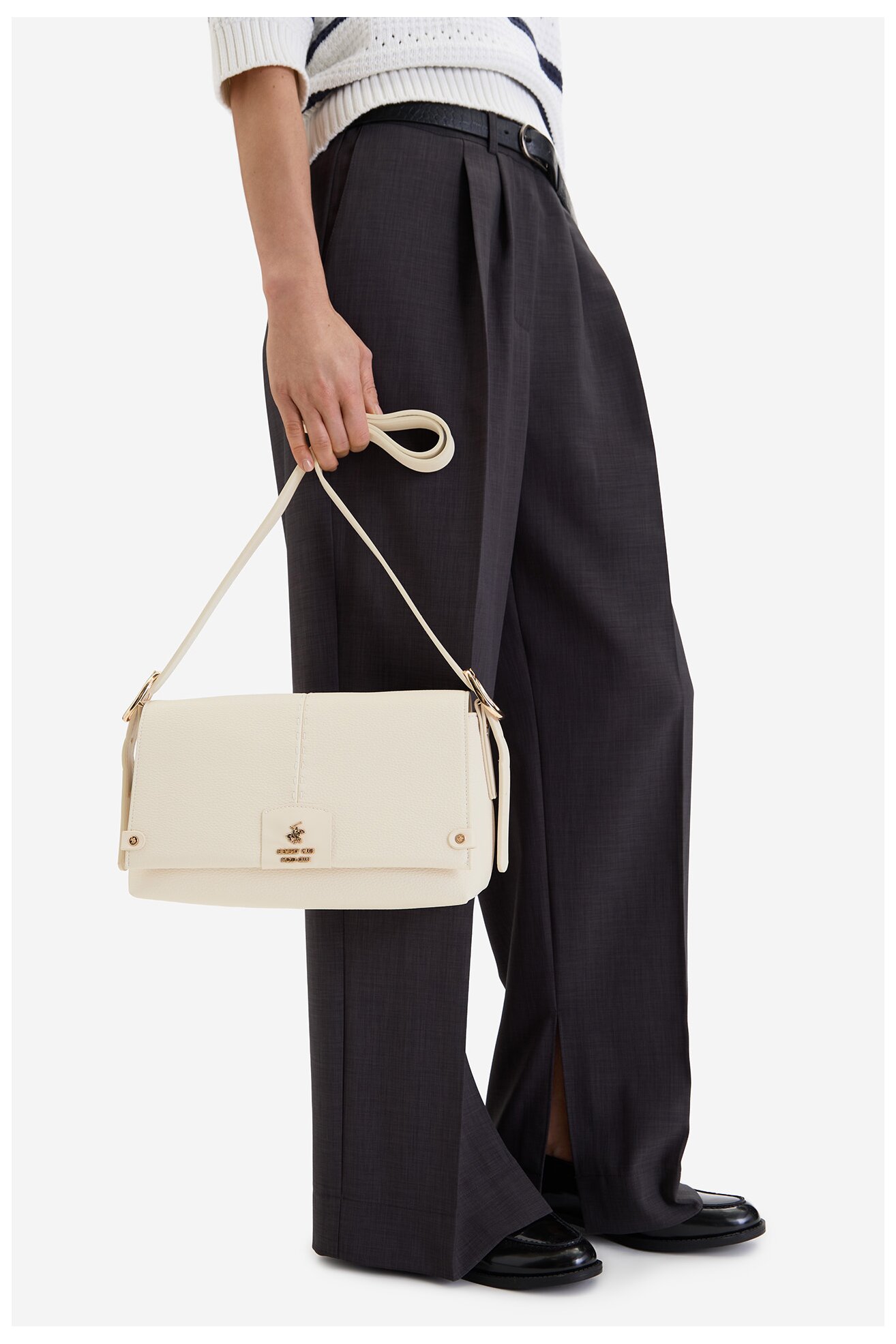 Сумка З Ремінцем Beverly Hills Polo Club CEO-BHPC-C-019-09 ІВОРИ