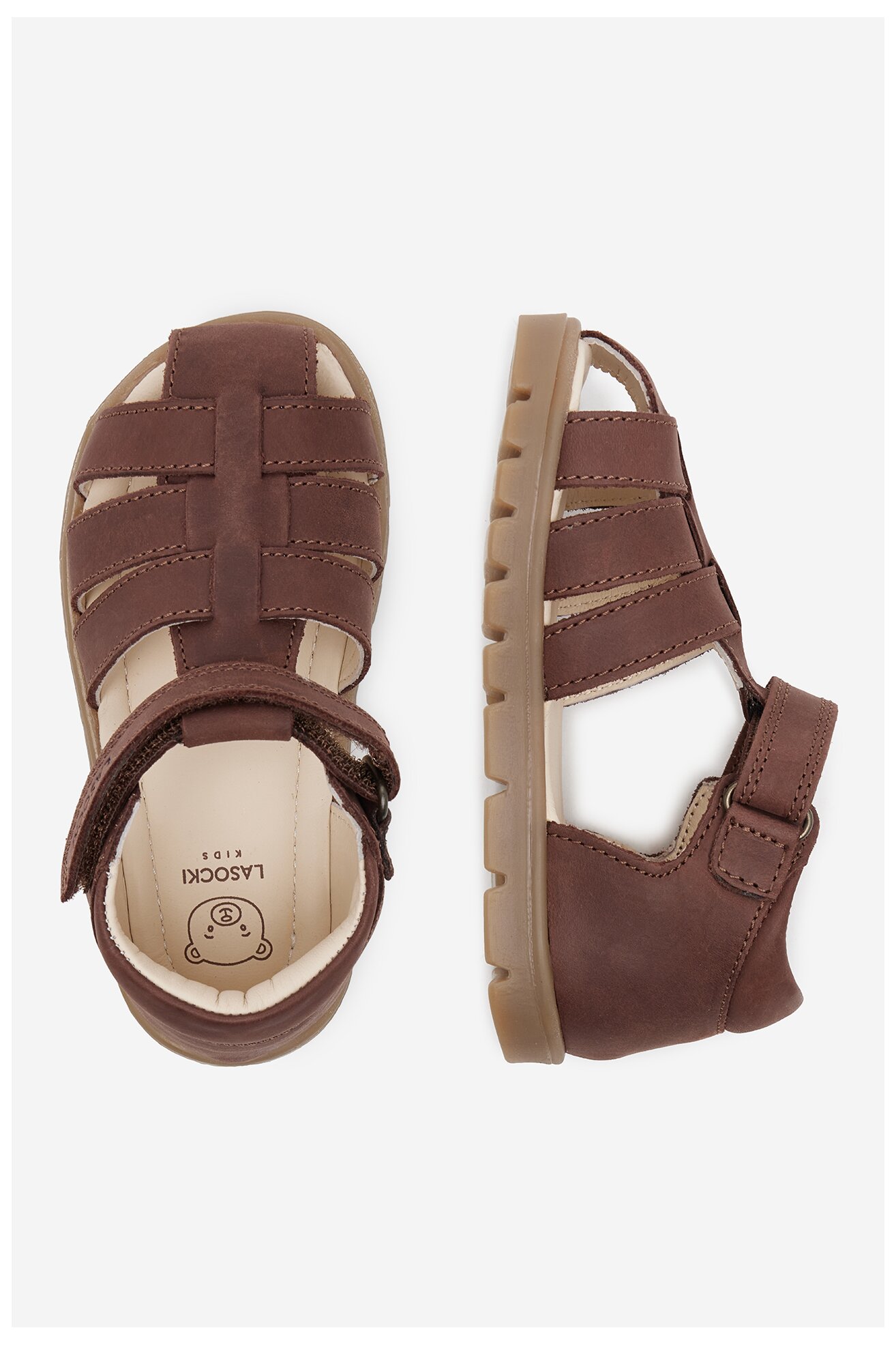 Sandały Lasocki Kids KEKKO CI12-KEKKO-01(II)CH Brązowy ciemny