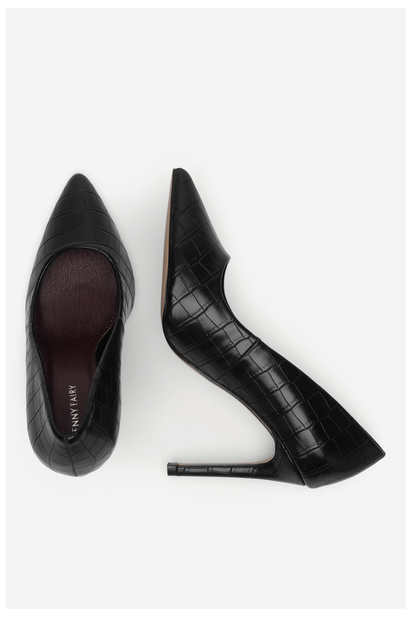 Елегантни обувки Jenny Fairy WYL3616-2 ЧЕРЕН