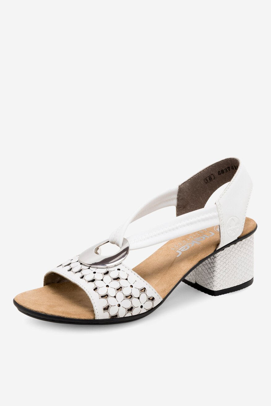 
                Rieker - Sandały na słupku - 5905588311553