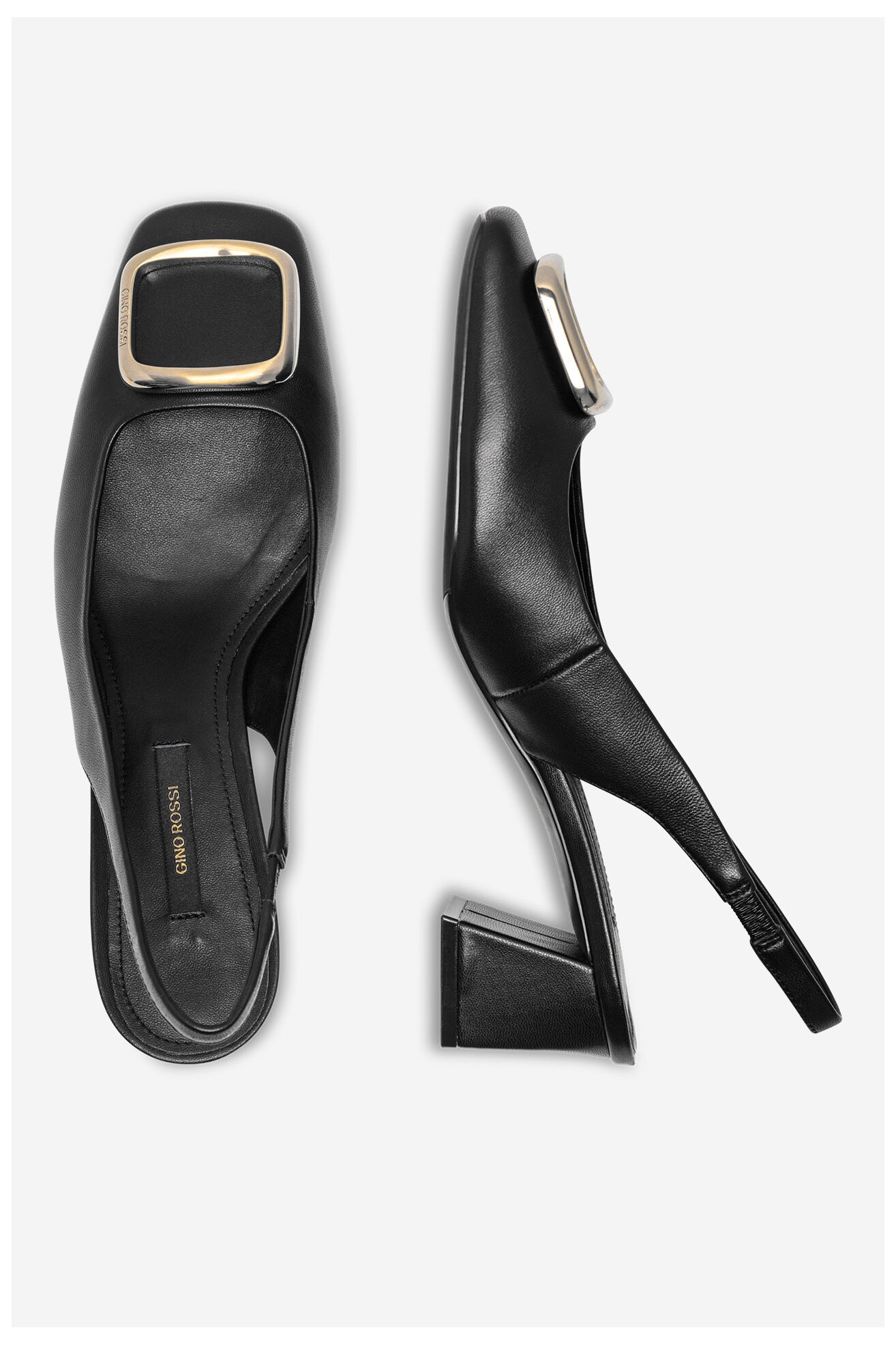 Czółenka Gino Rossi ALAYA-SL2275-1A Czarny