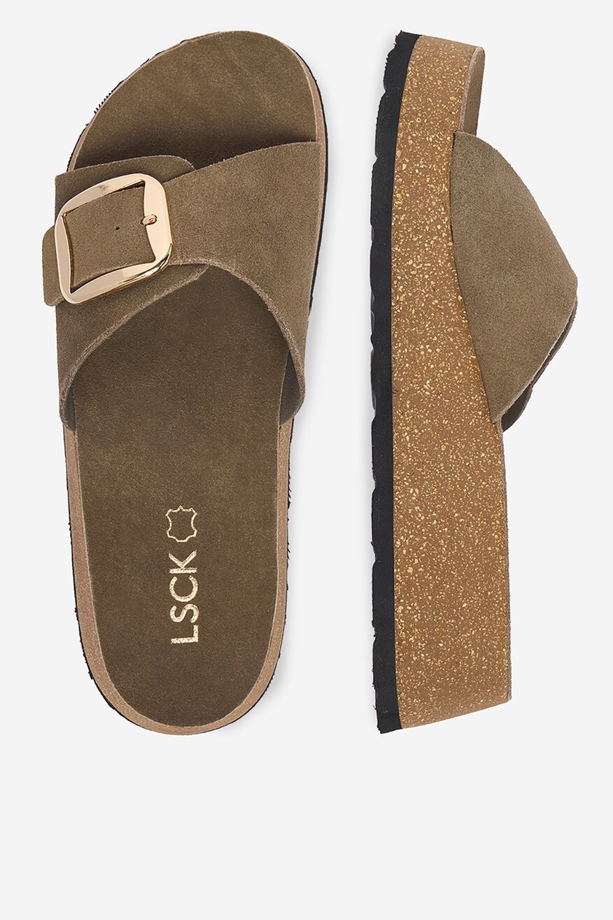 
                Lasocki - Klapki skórzane - 5907964008187