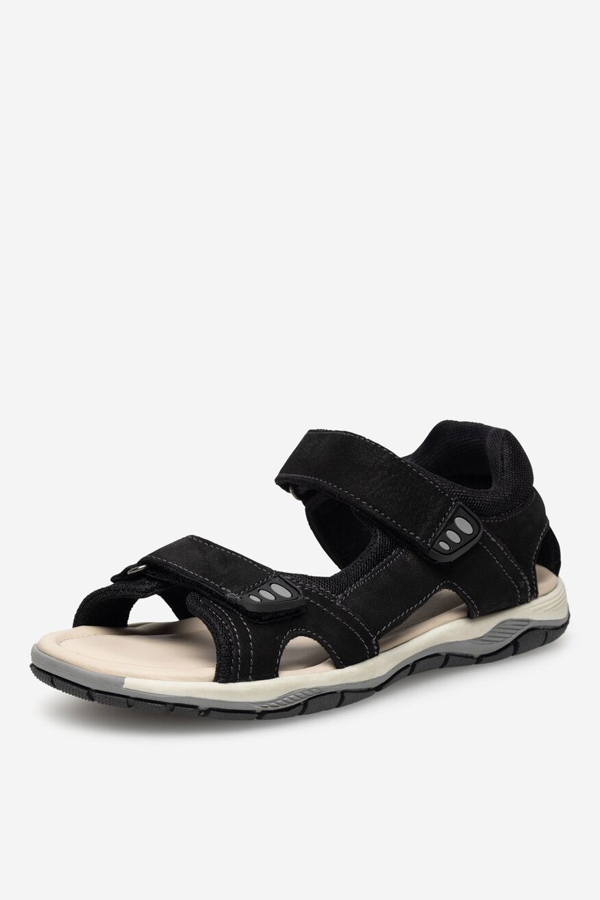 
                Lasocki Young - Sandały skórzane na rzepy - 5905588554332