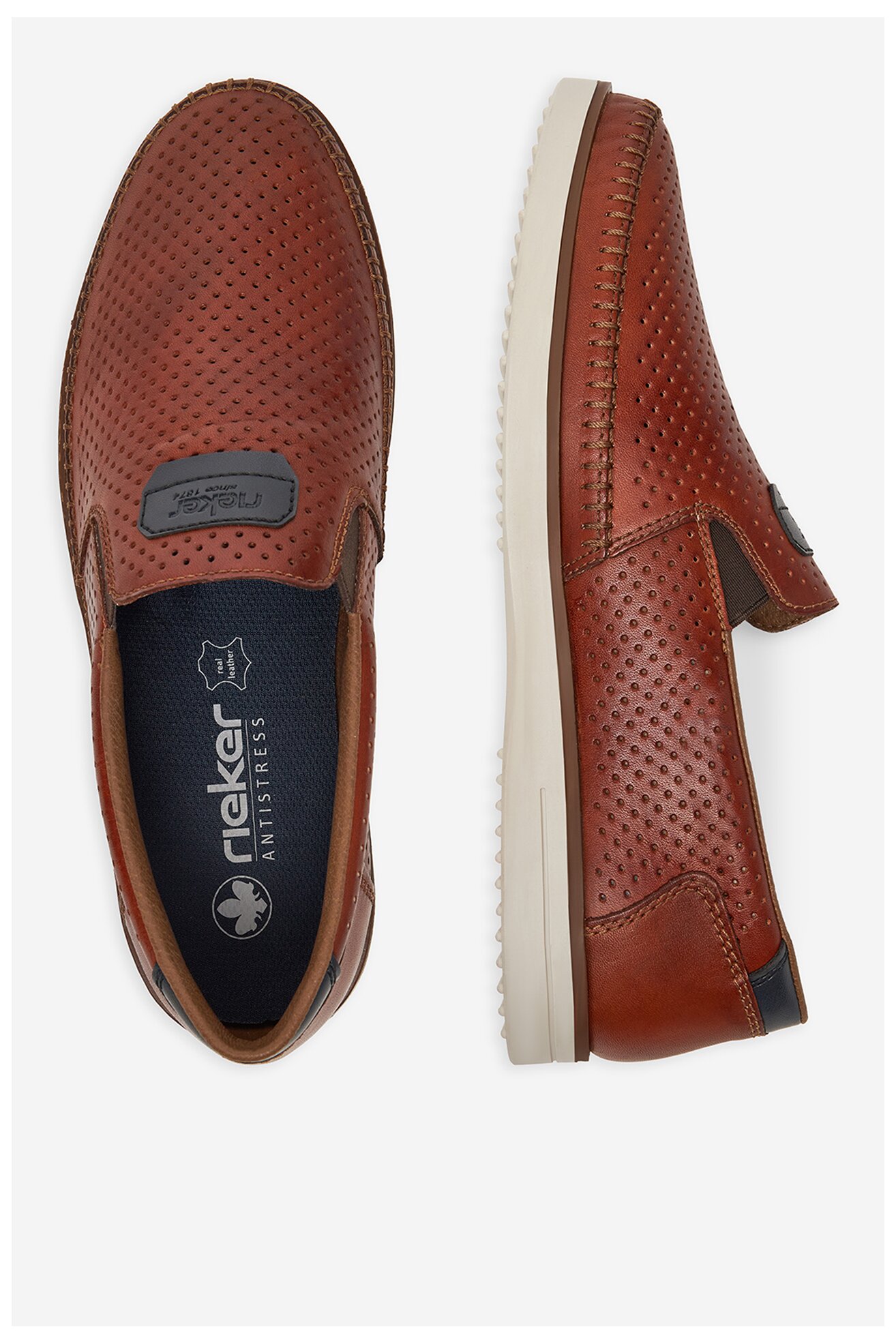 Polobotka Rieker B2356-24 HNĚDÁ